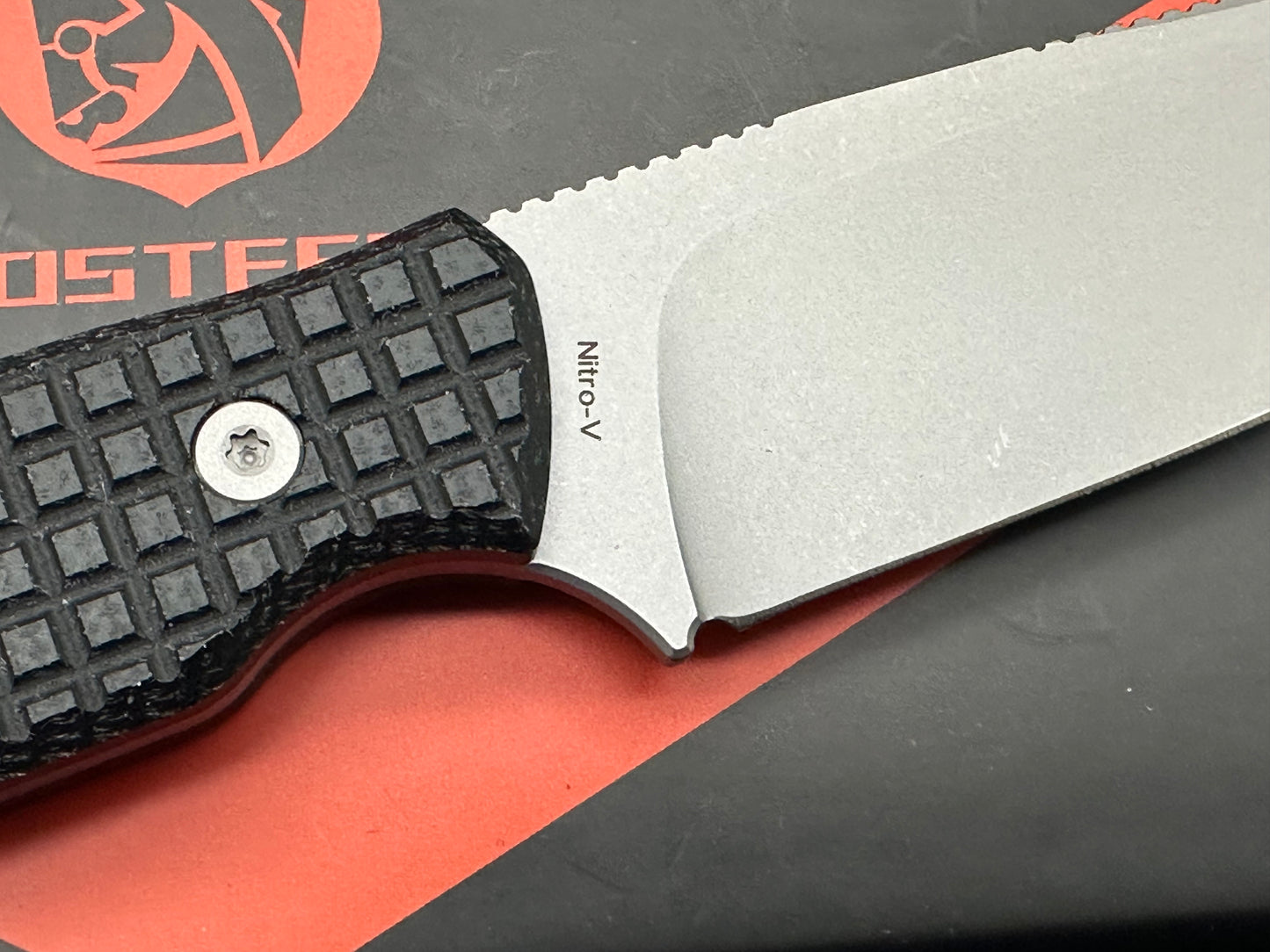 Vosteed Mink - Fixed Blade Knife (3.33" Nitro-V Blade & Micarta Handle)