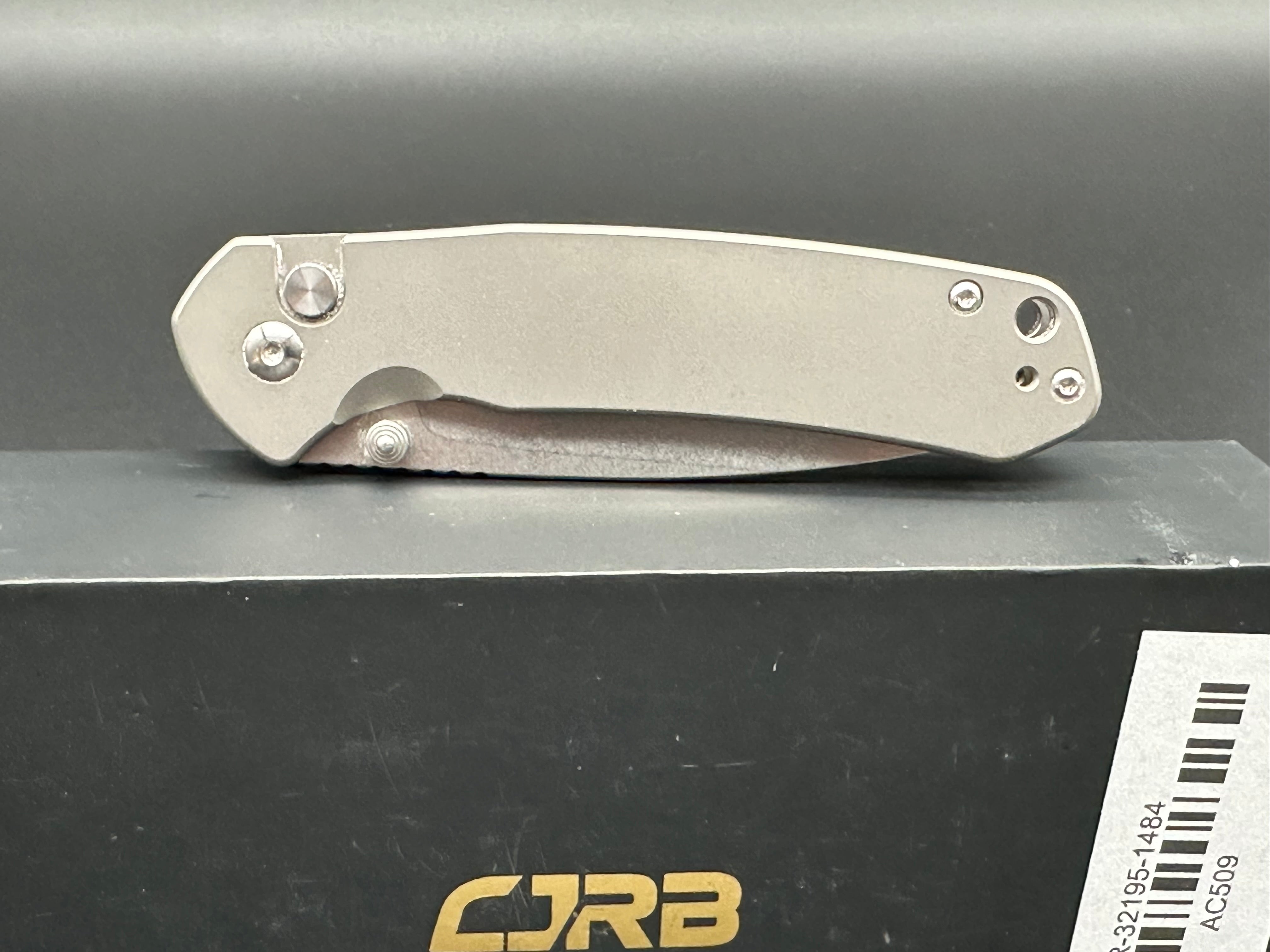 CJRB Pyrite original version w/Titanium Clip