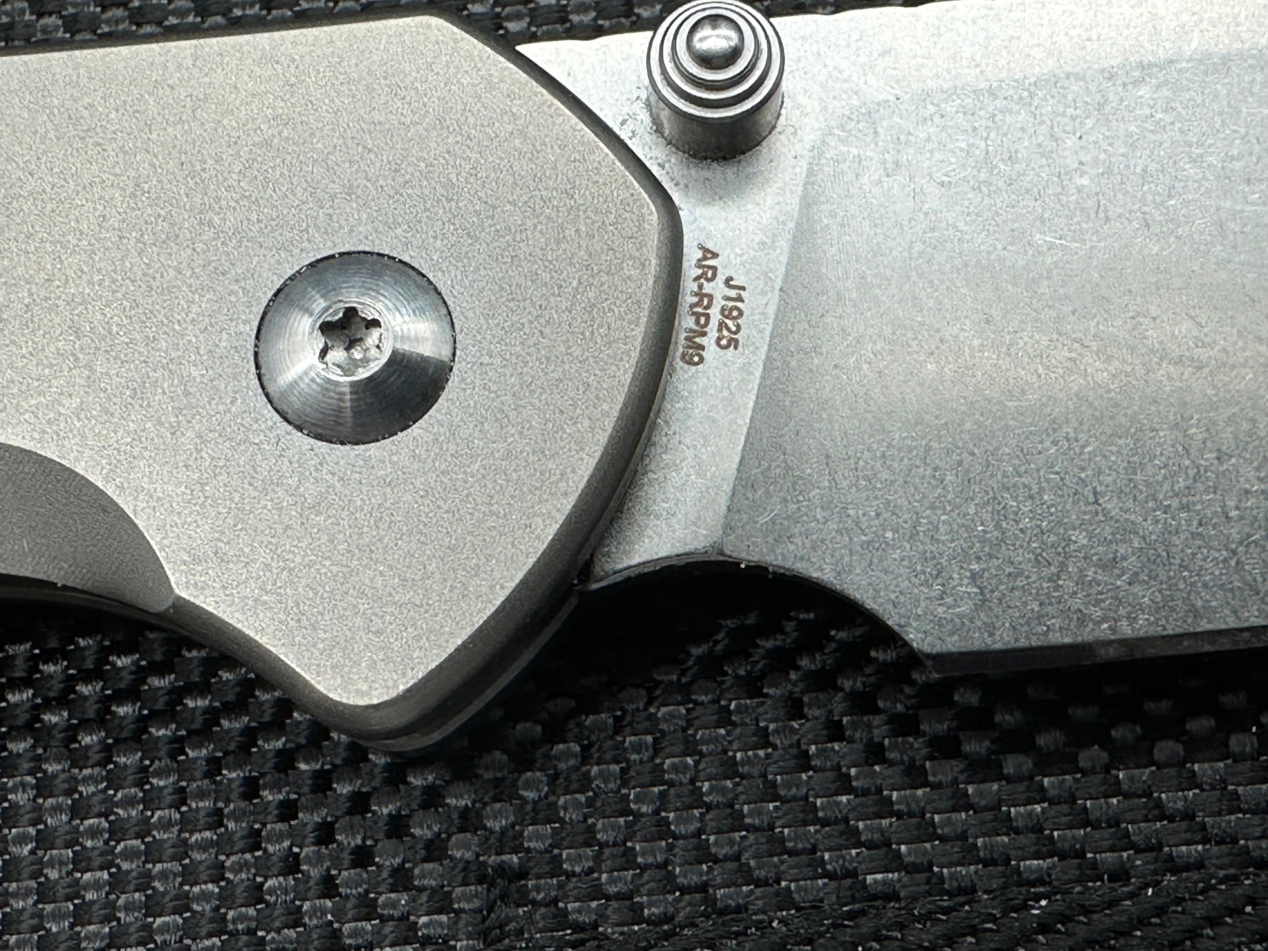 CJRB Pyrite original version w/Titanium Clip
