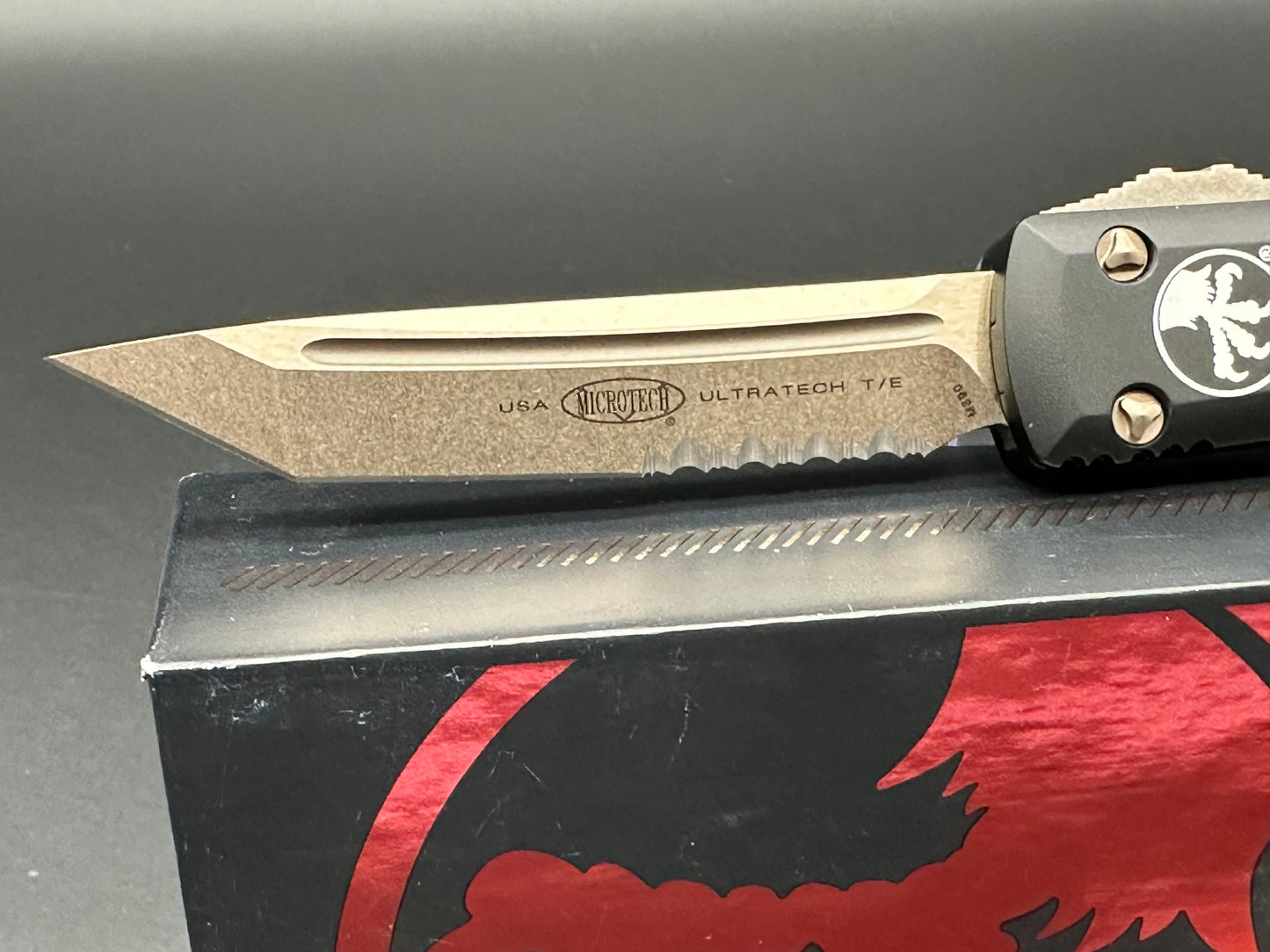 Microtech Ultratech Bronzed Blade/Hardware