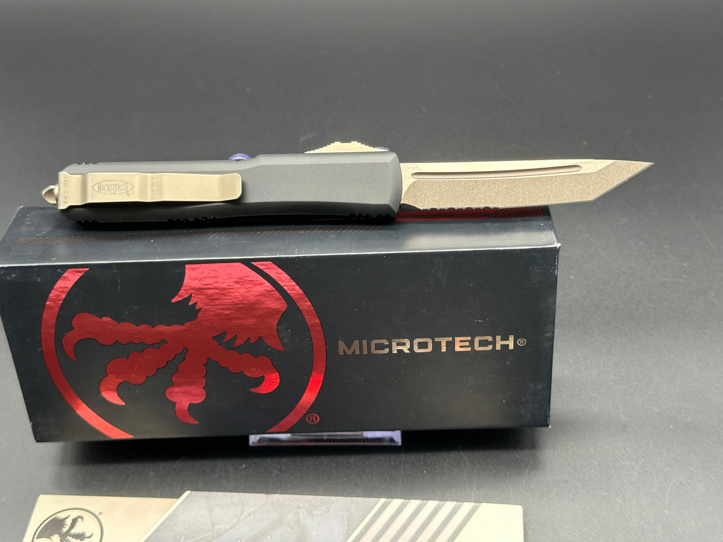 Microtech Ultratech Bronzed Blade/Hardware