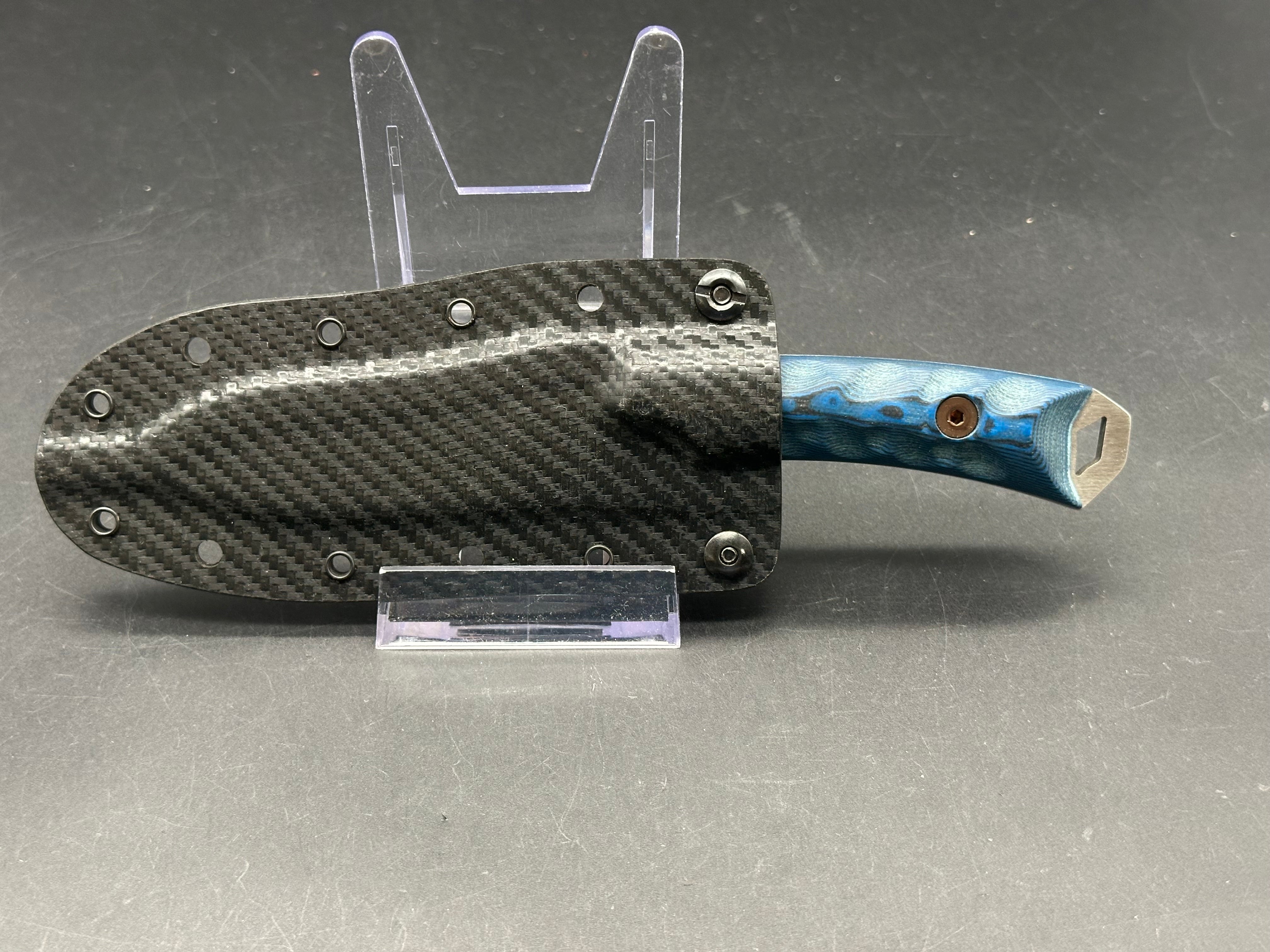 Dawson Knives Harvester blue G10 handle w/ Magnacut blade