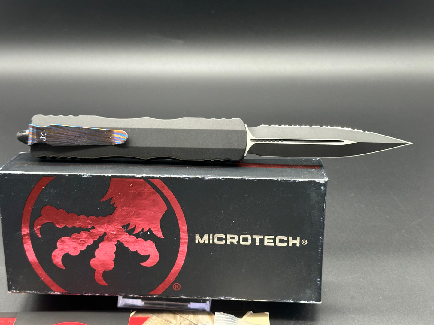 Microtech Dirac Delta w/optional Timascus clip