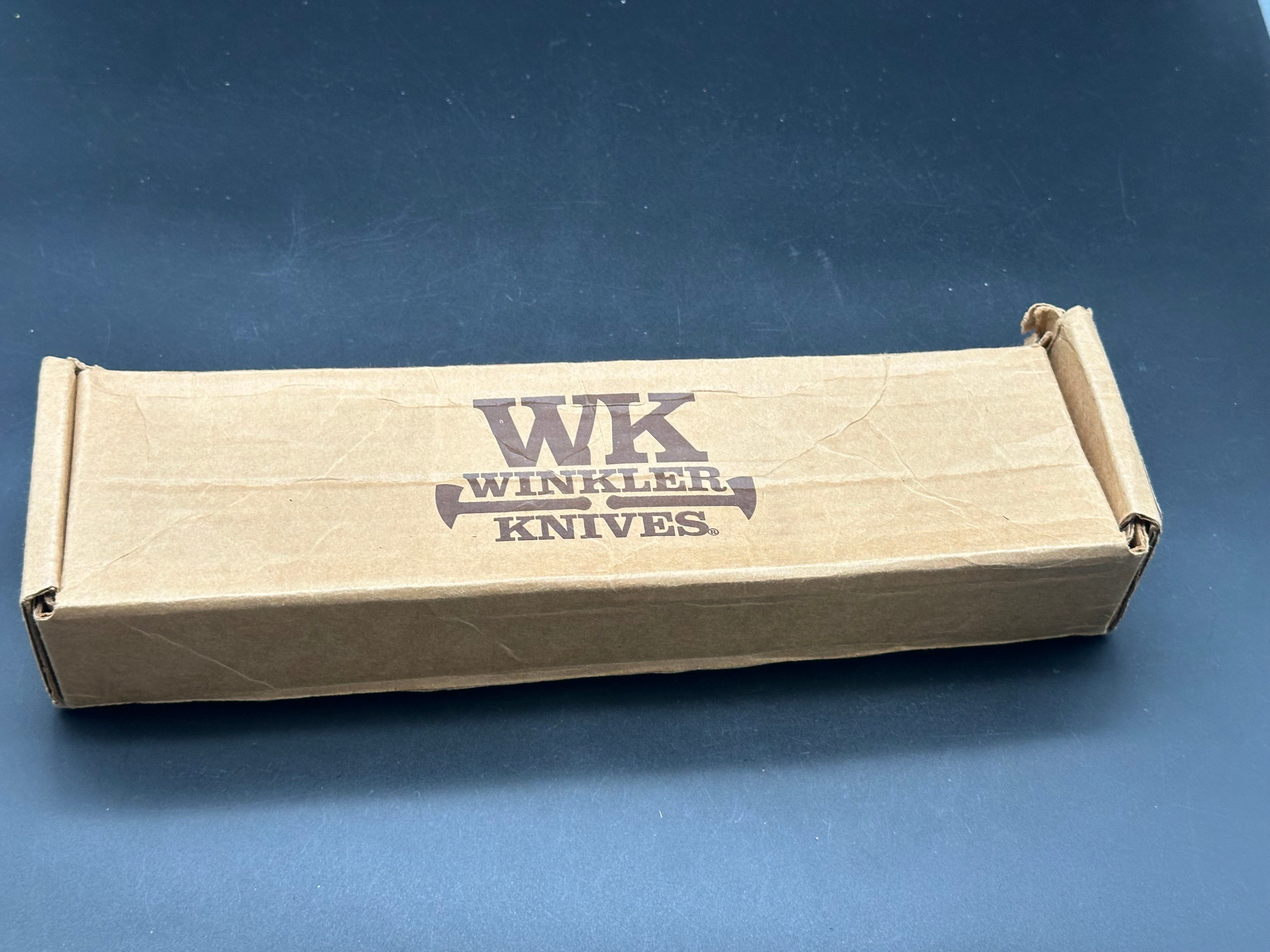 Winkler Belt knife Sculpted Maple handle