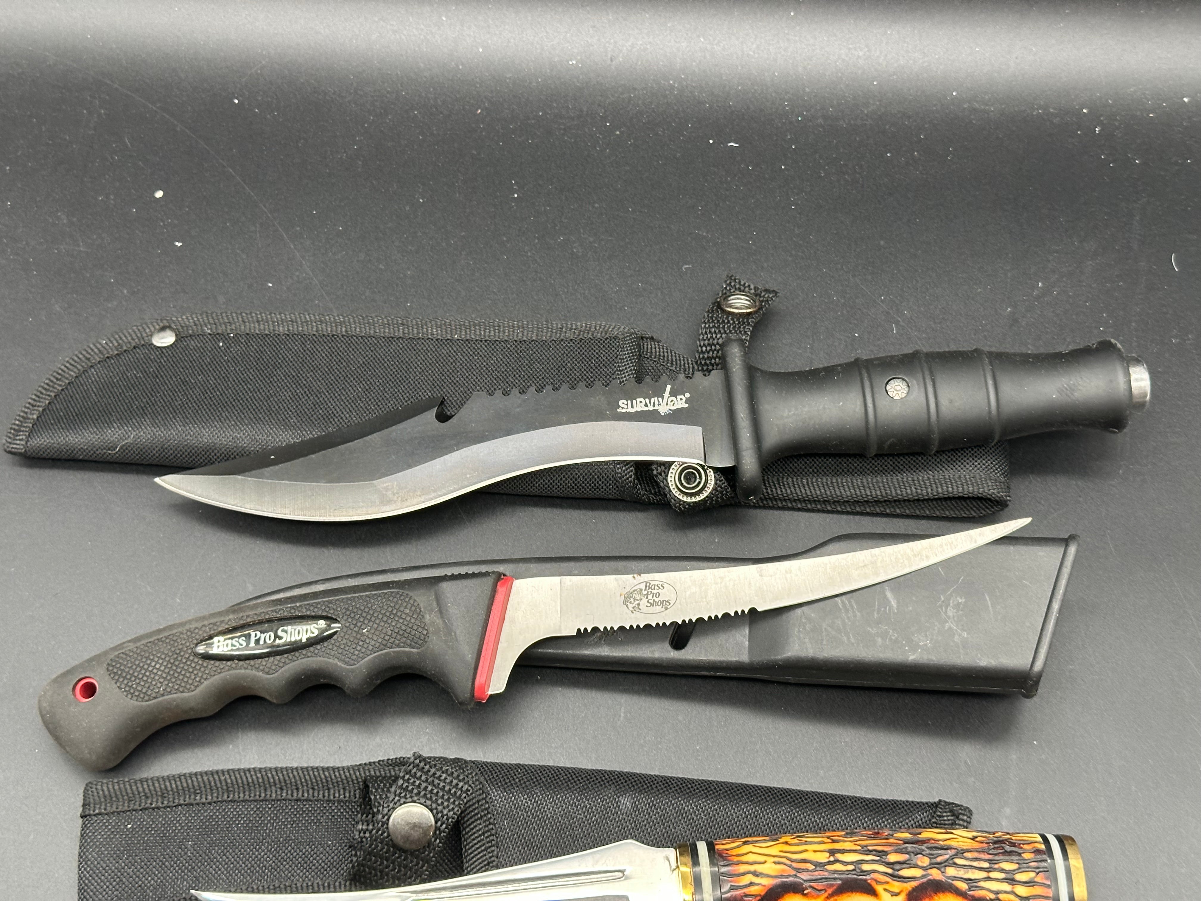 6 Knife Bundle various fixed blades