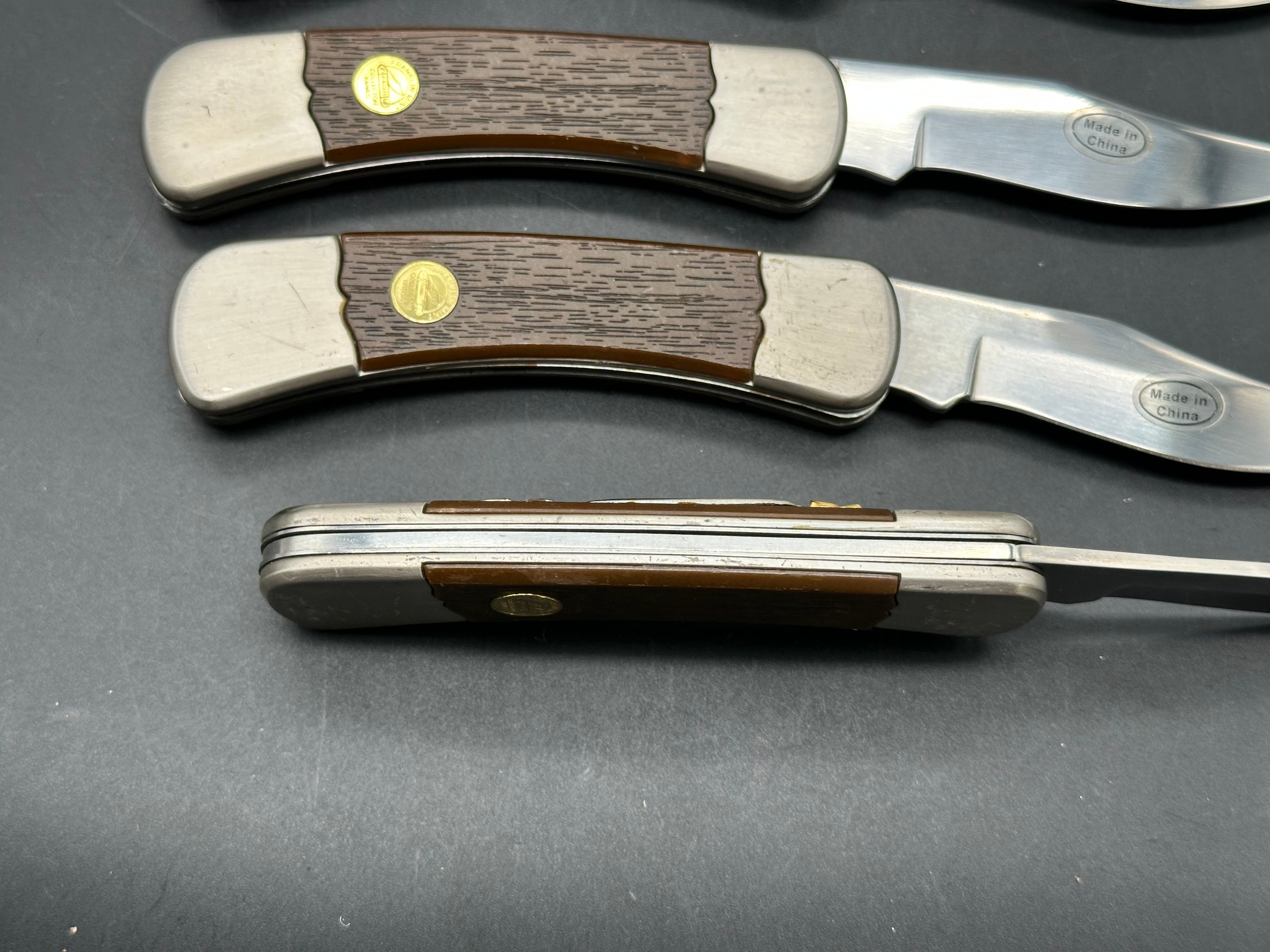 4 knife bundle Western legends Commemoratives