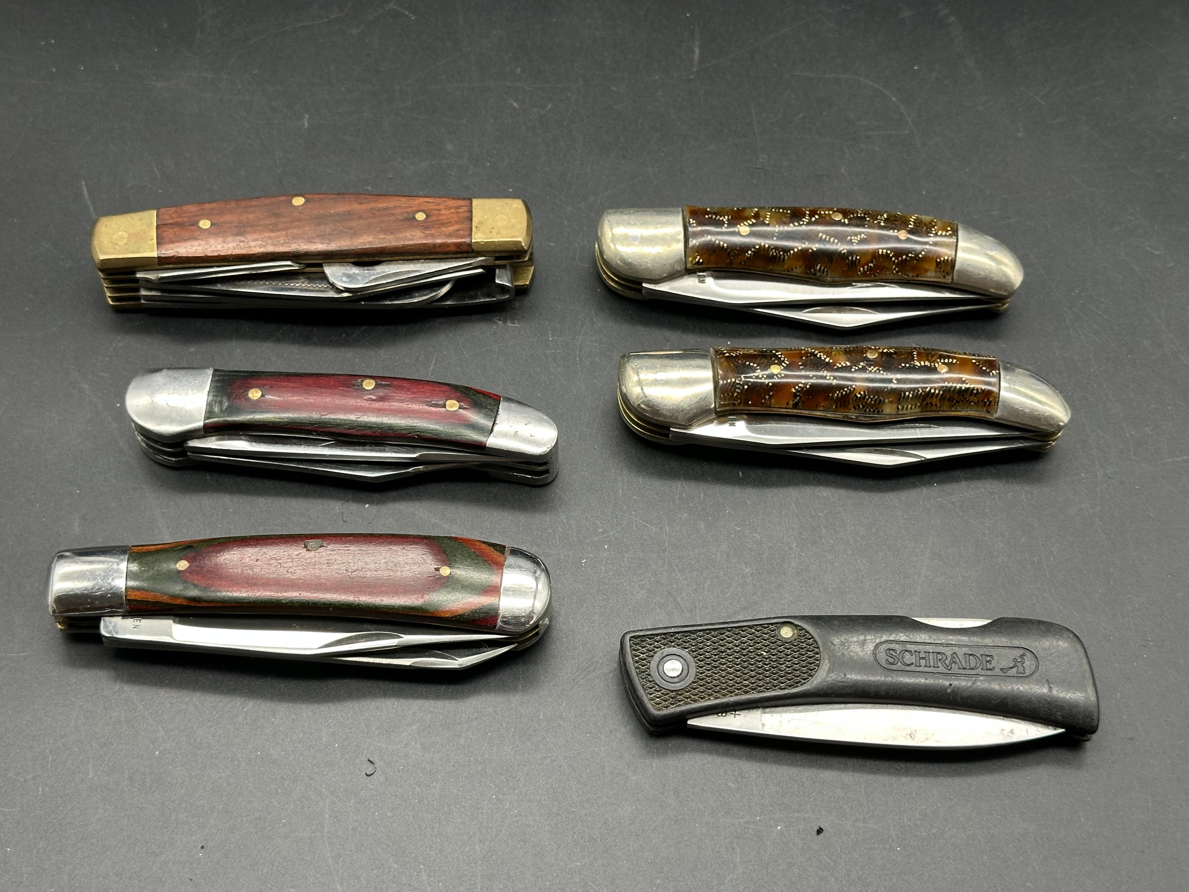 6 knife bundle folding knives