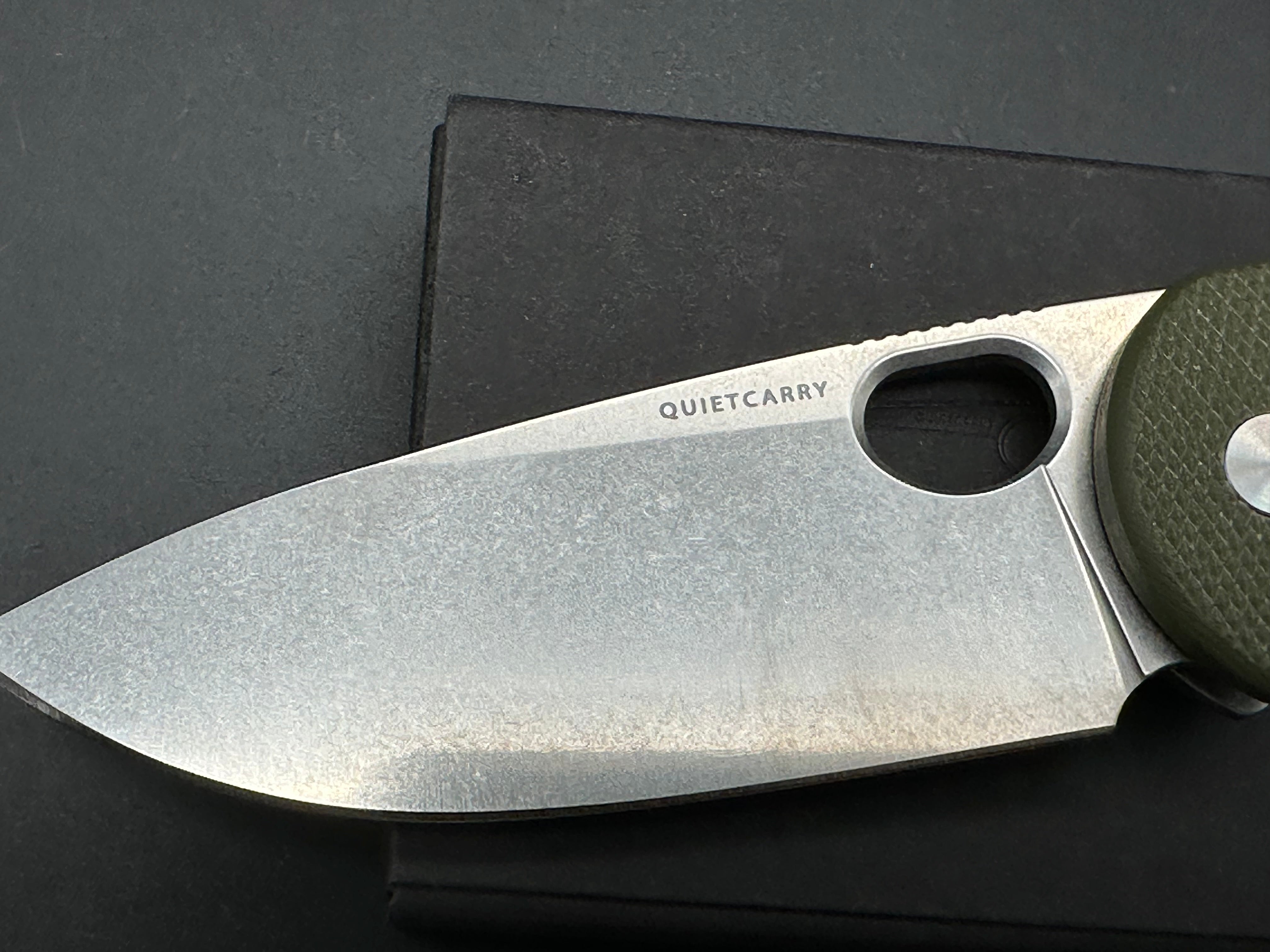 Quiet Carry The Drift LC Green Micarta LC200N