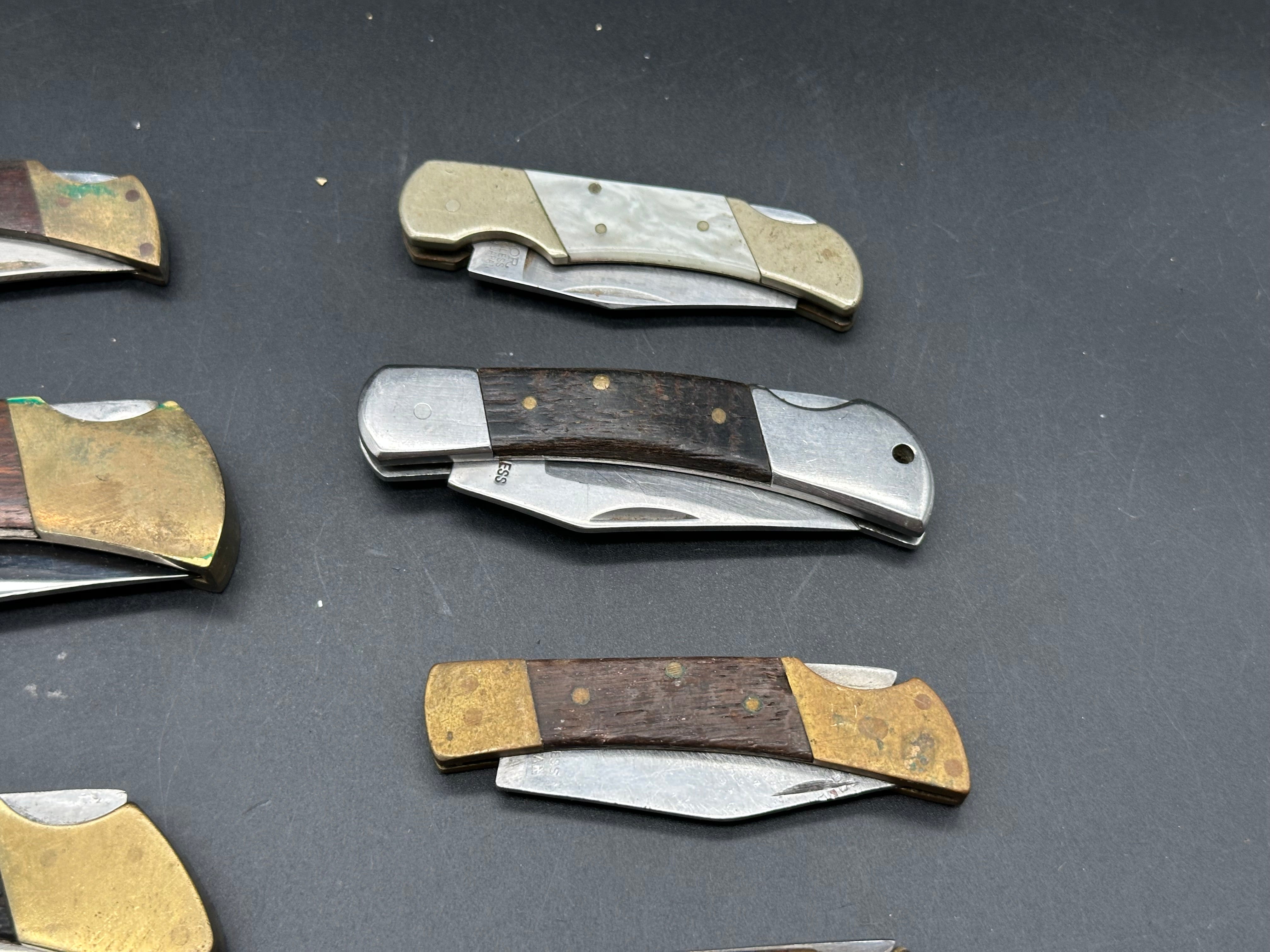 10 folding knife bundle