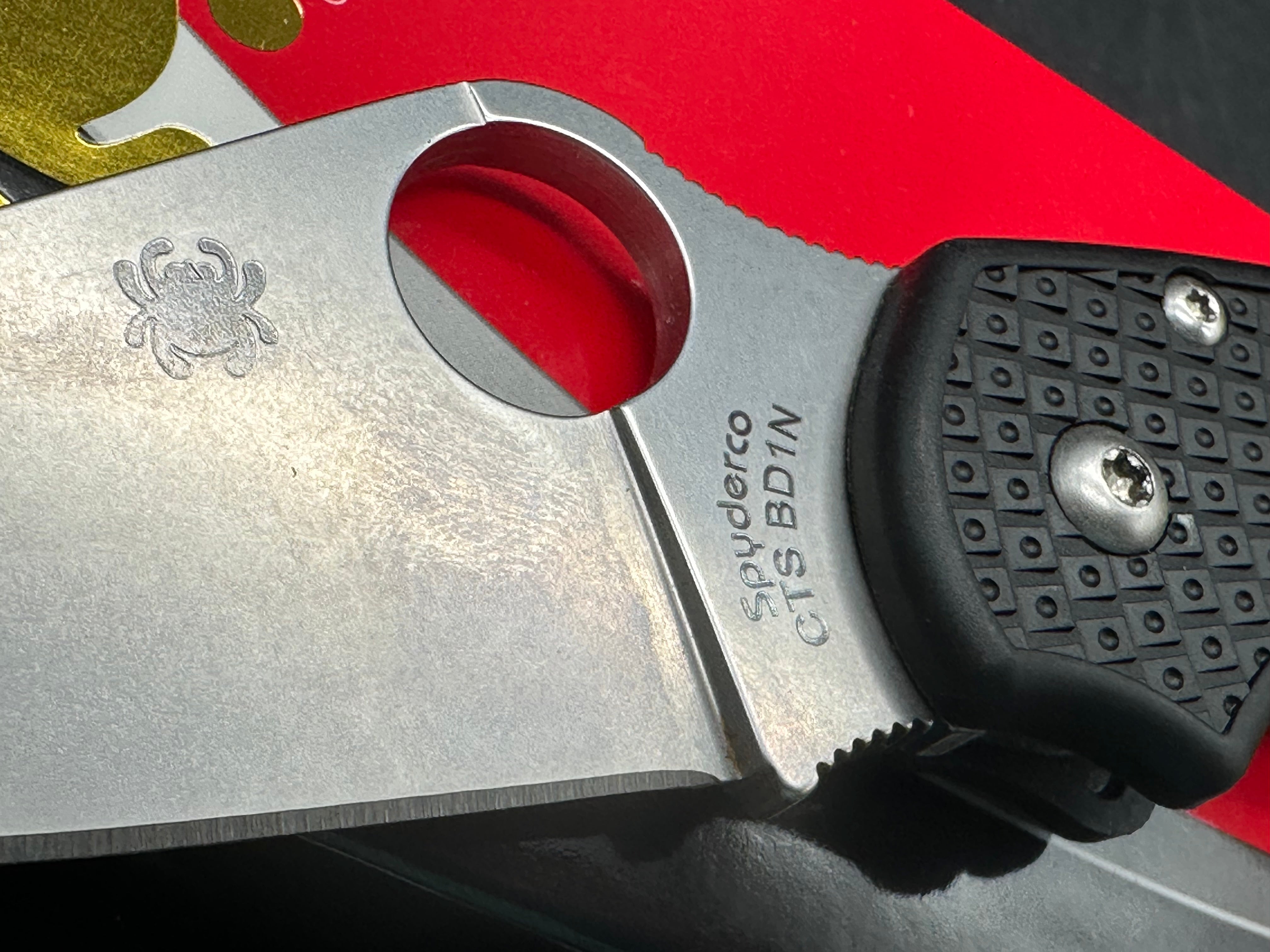 Spyderco Para 3 Lightweight (NEW), 2.93" CPM CTS BD1N Stonewash Blade with Black FRN Scales