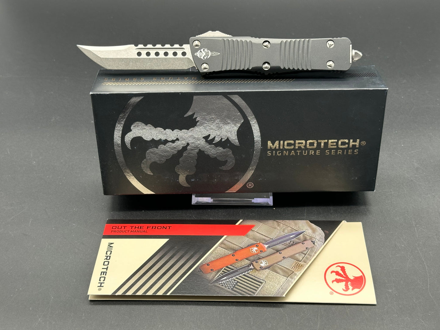 Microtech Troodon Hellhound Signature Series