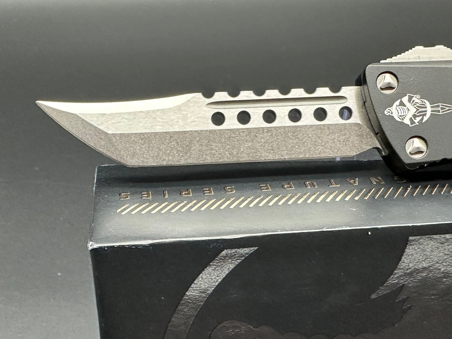 Microtech Troodon Hellhound Signature Series