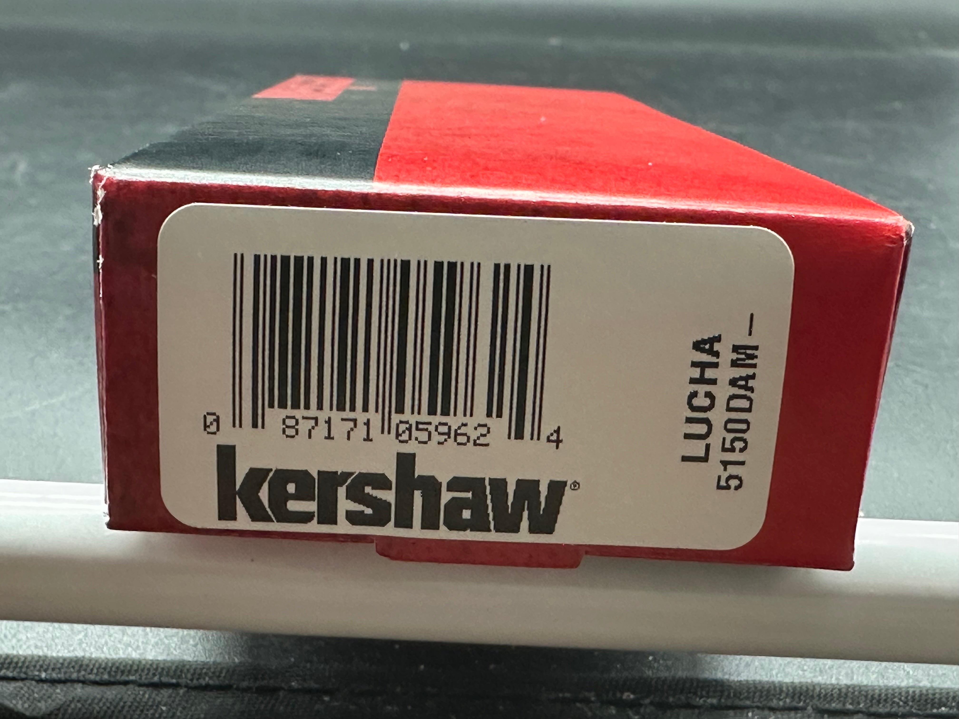 Kershaw Lucha Balisong Butterfly Knife Gray Stainless (4.5" Damascus)