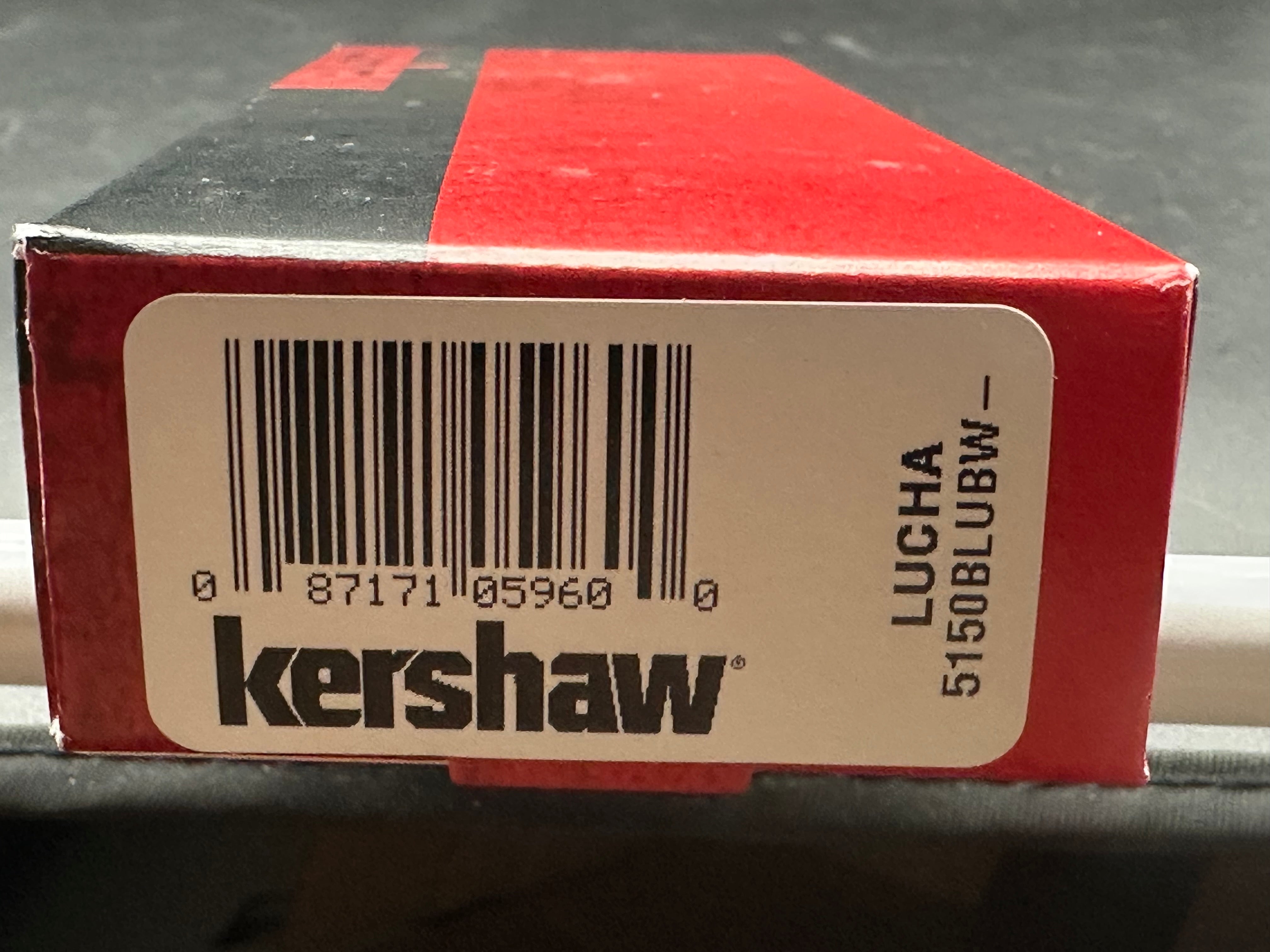 Kershaw Lucha Balisong Butterfly Knife Blue (4.5" Blackwash)