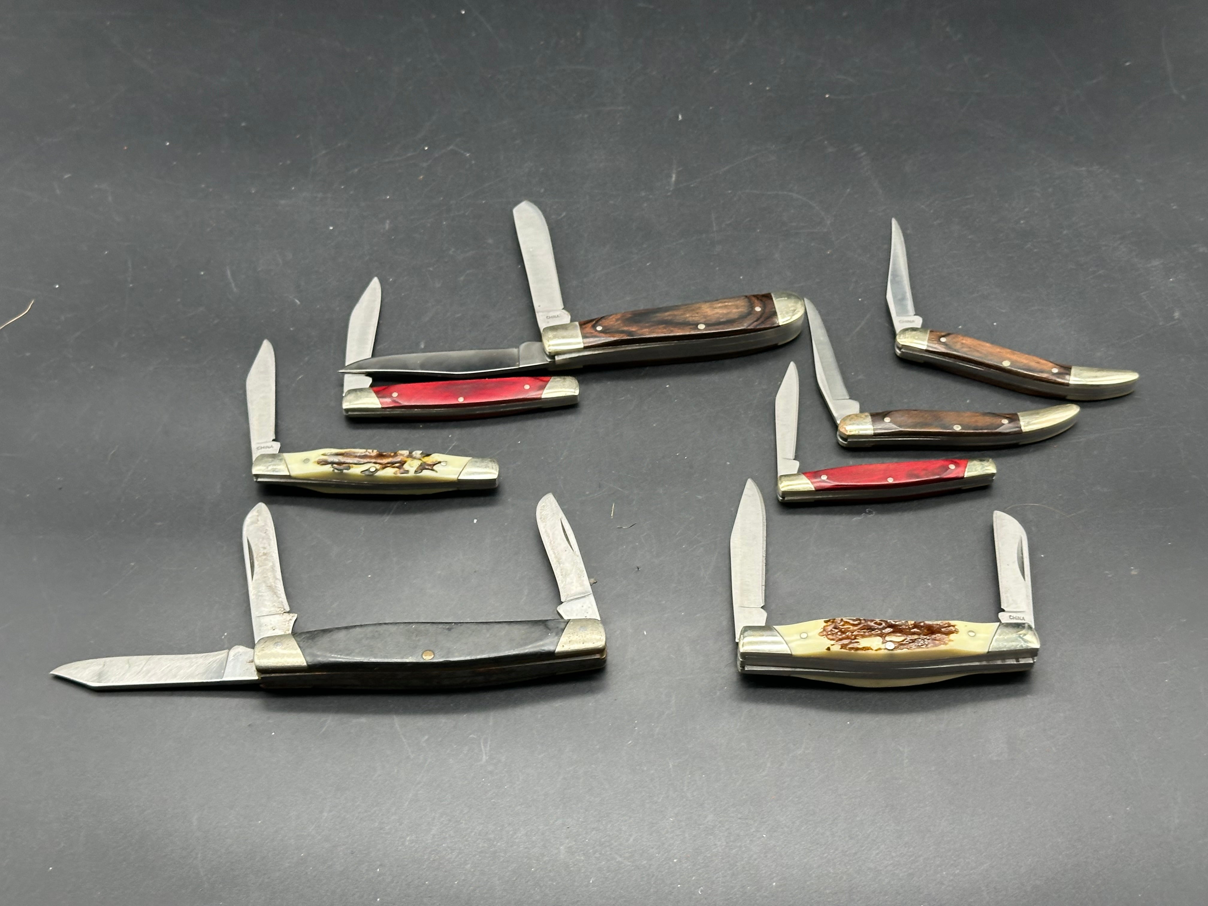 8 knife bundle Buck knives