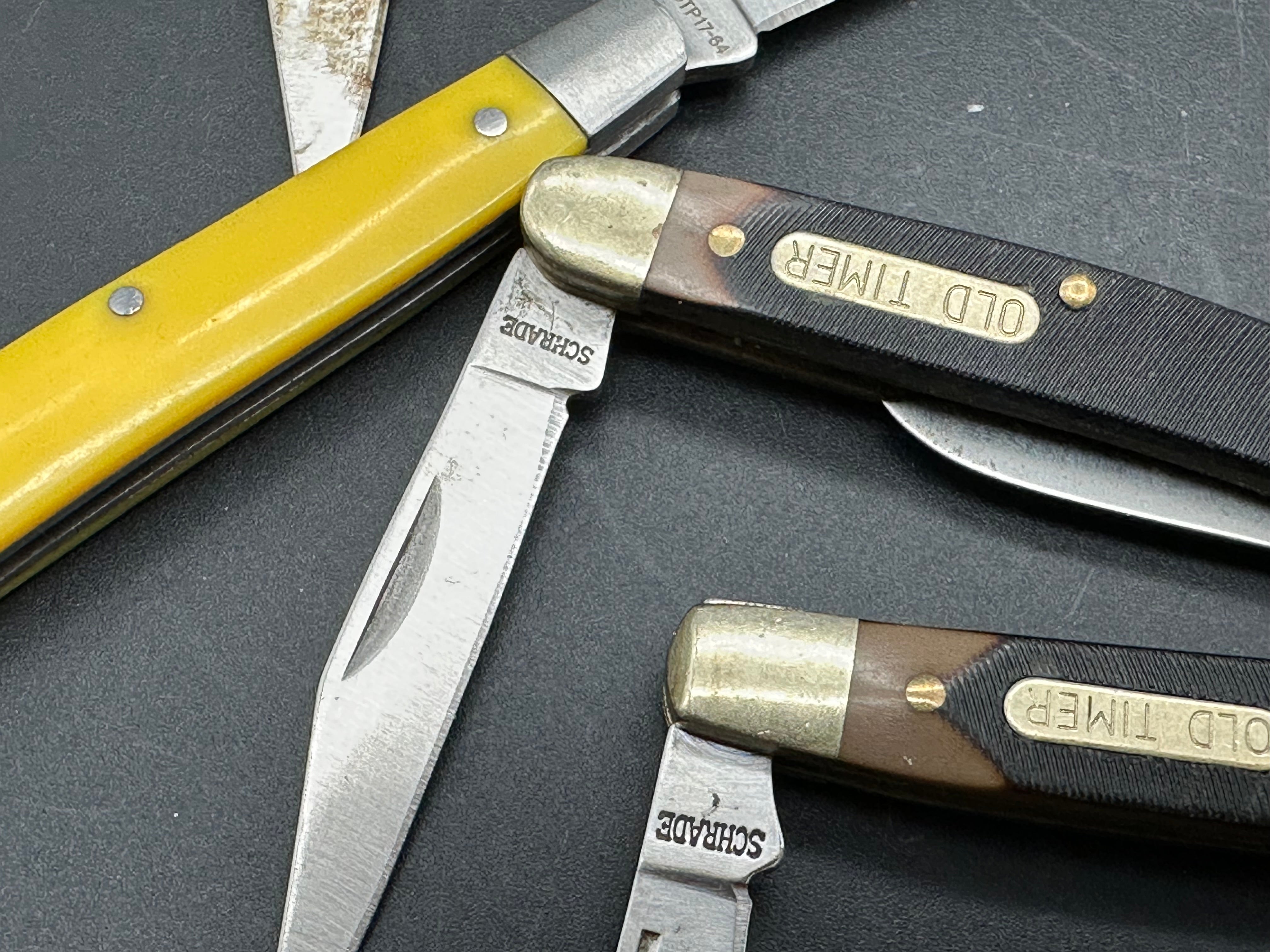 Bundle of 9 Old Timer knives