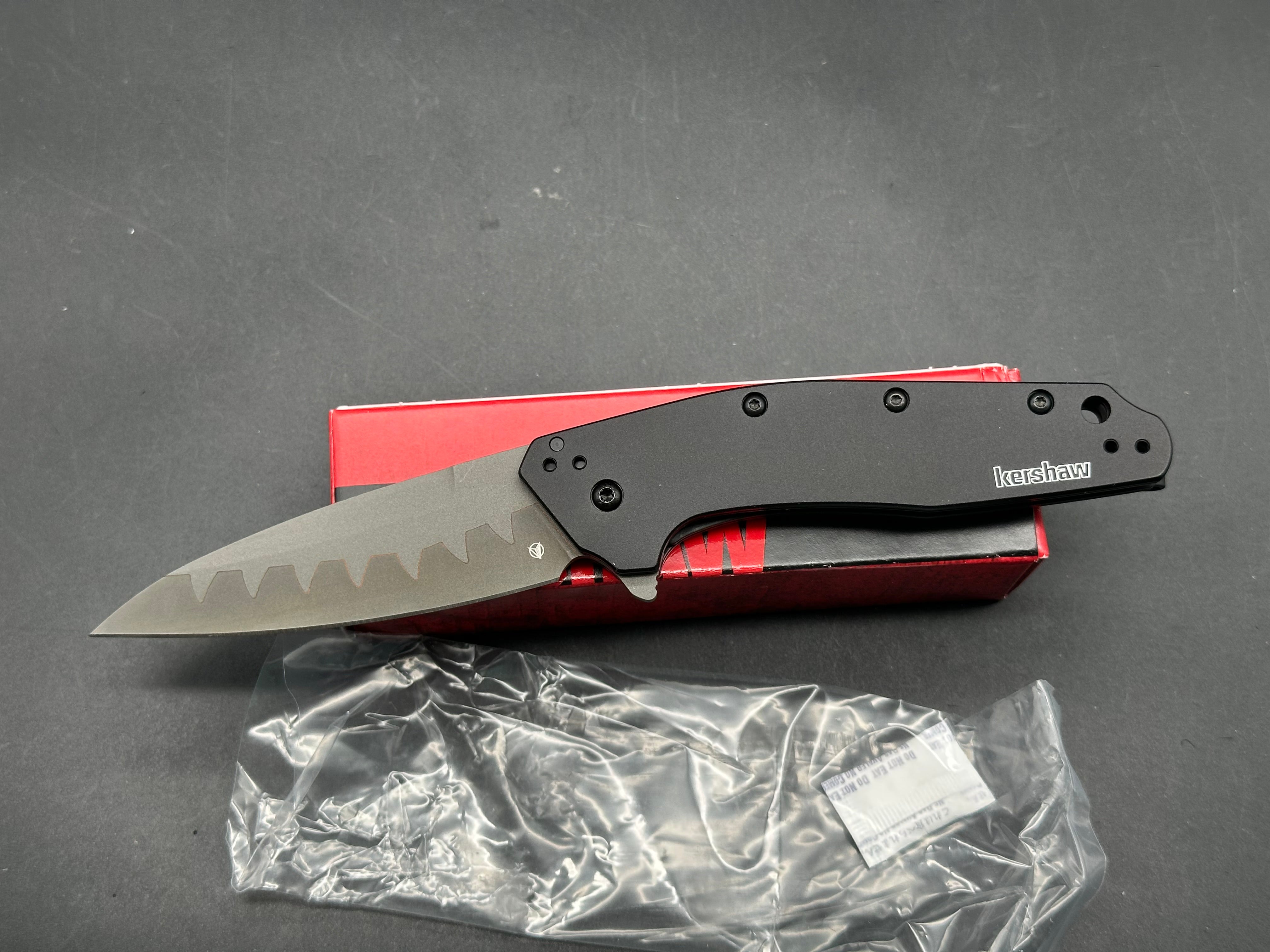 Kershaw Dividend Assisted Opening Knife Black (3" Composite)