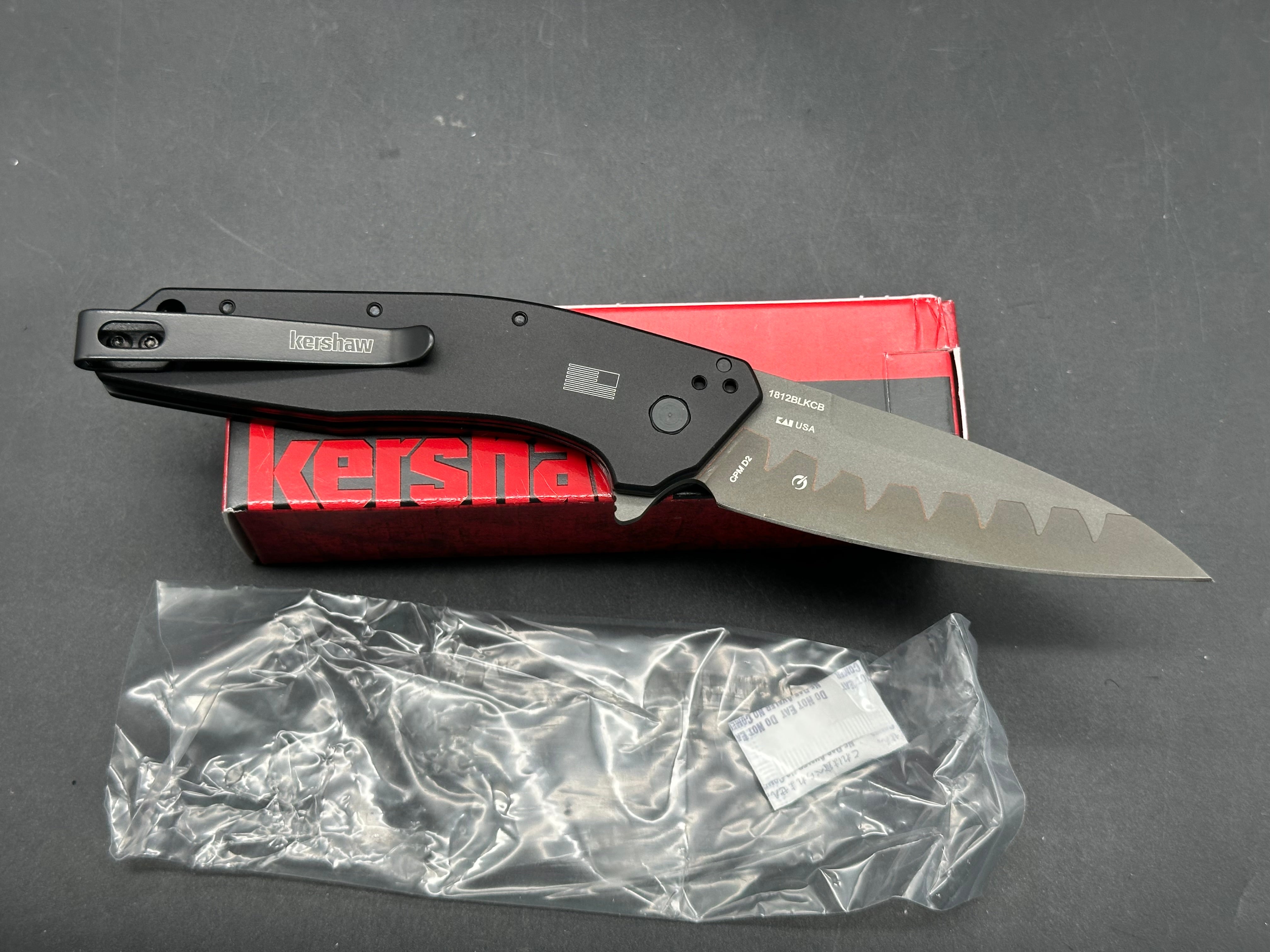 Kershaw Dividend Assisted Opening Knife Black (3" Composite)