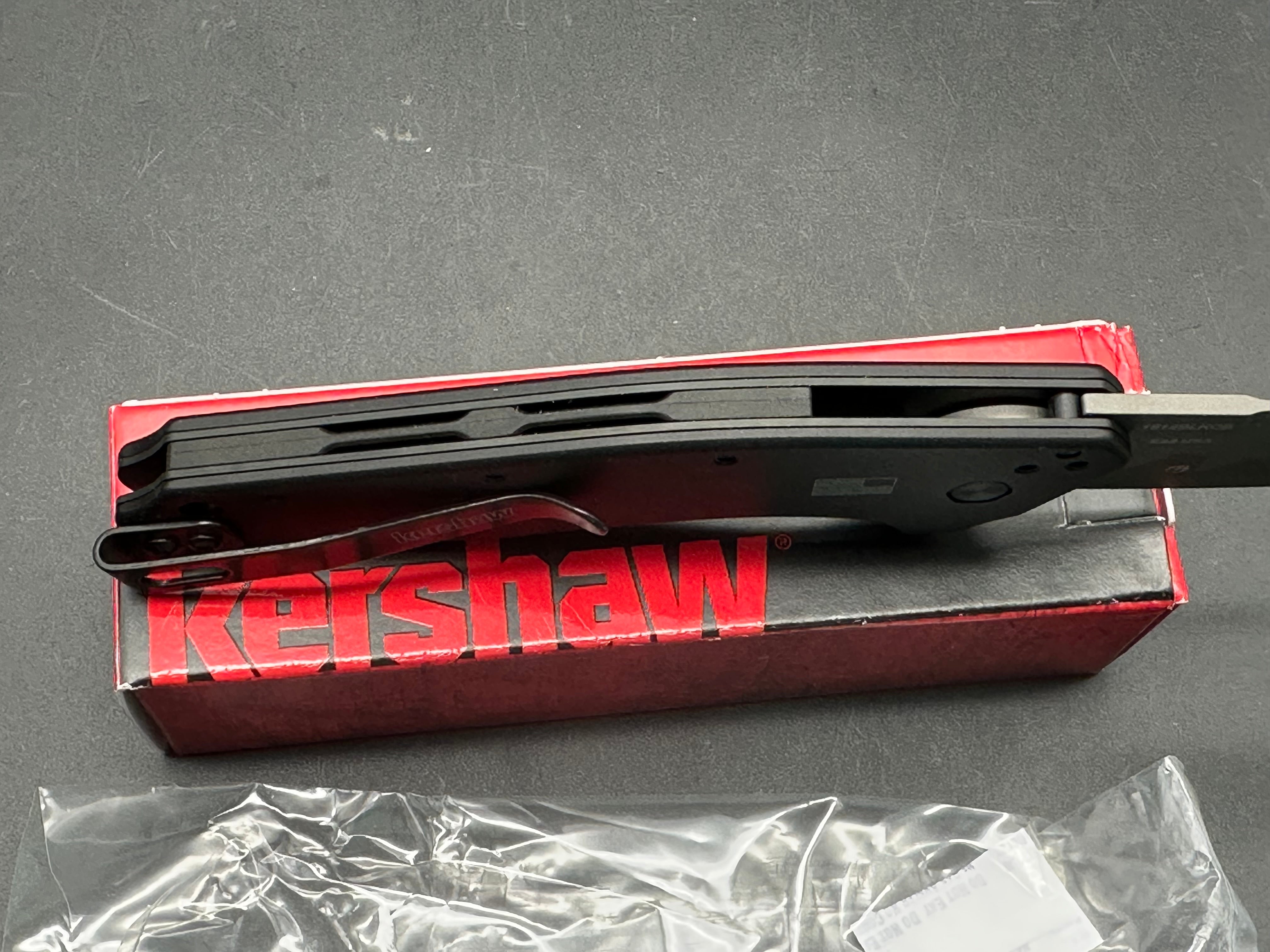 Kershaw Dividend Assisted Opening Knife Black (3" Composite)