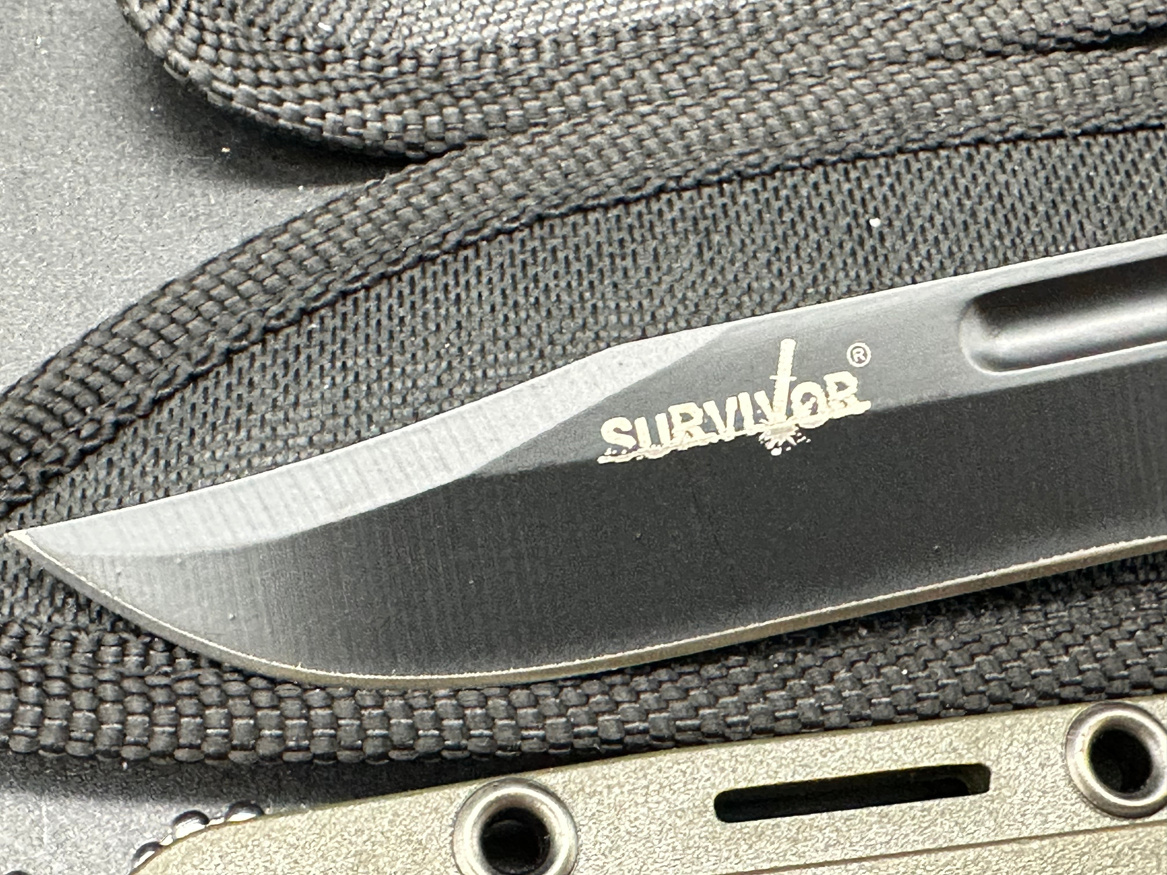 Bundle of 13 fixed blade knives