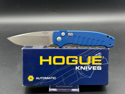 Hogue Ballista Drop Point Automatic Knife Matte Blue