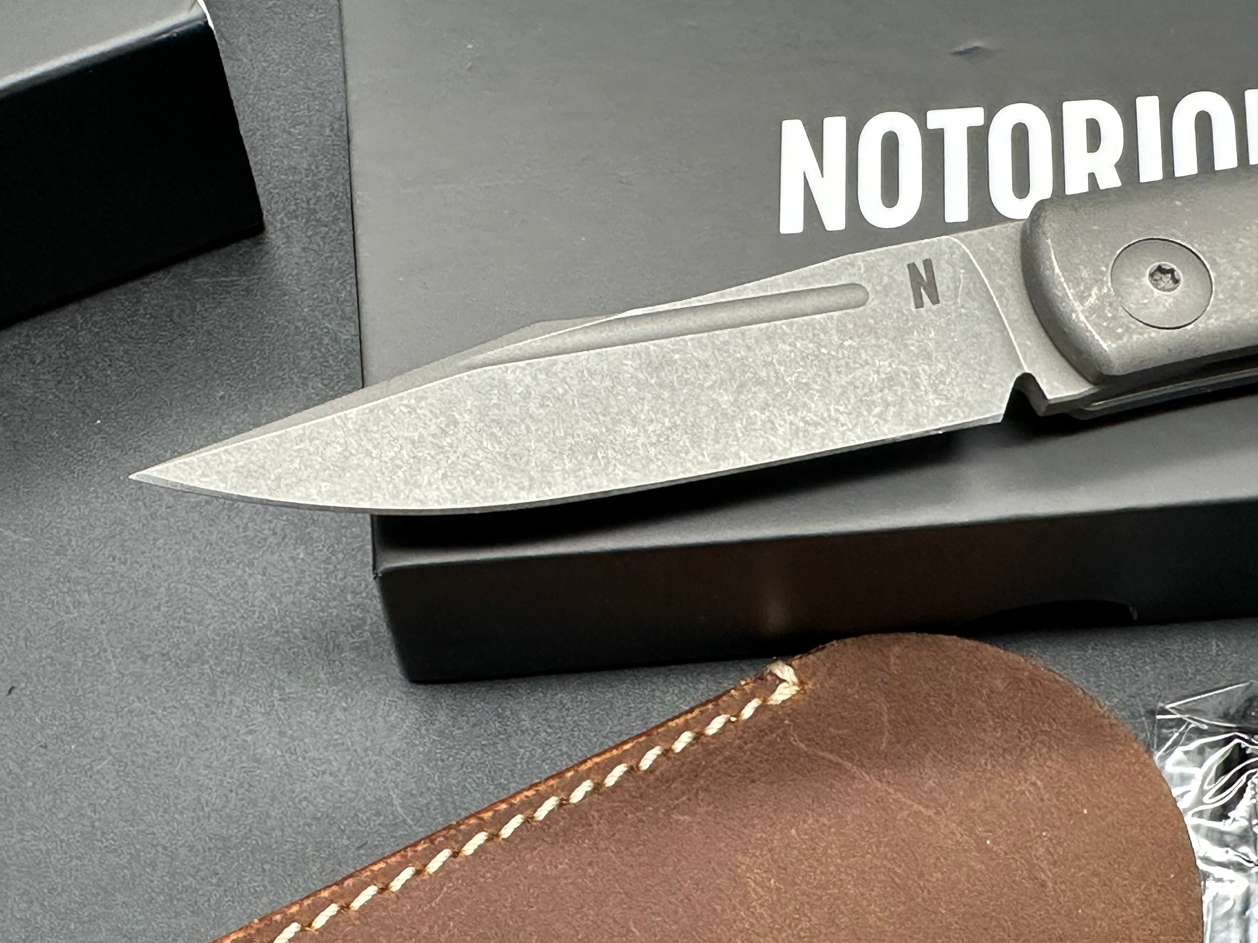Notorious Kingpin Slip Joint Titanium M390