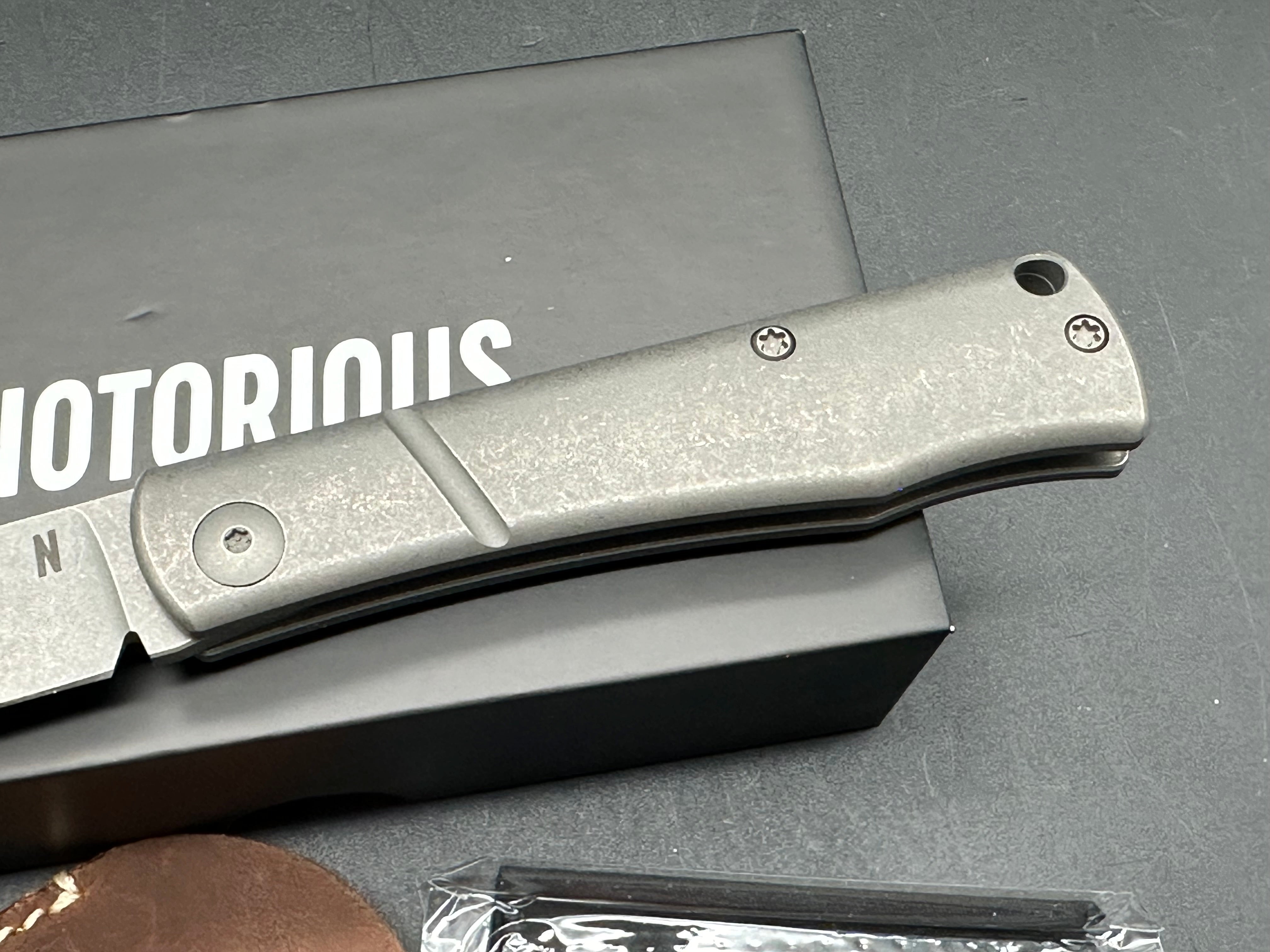 Notorious Kingpin Slip Joint Titanium M390