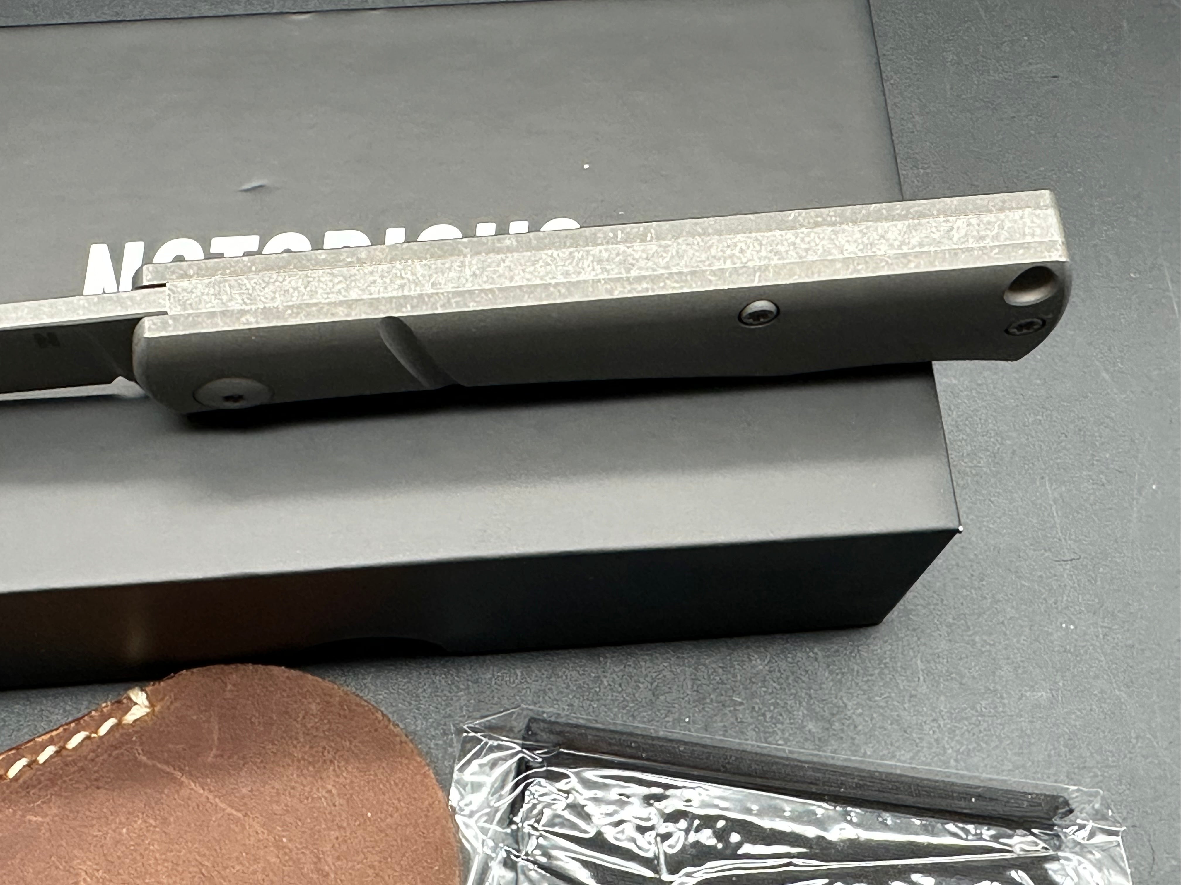 Notorious Kingpin Slip Joint Titanium M390