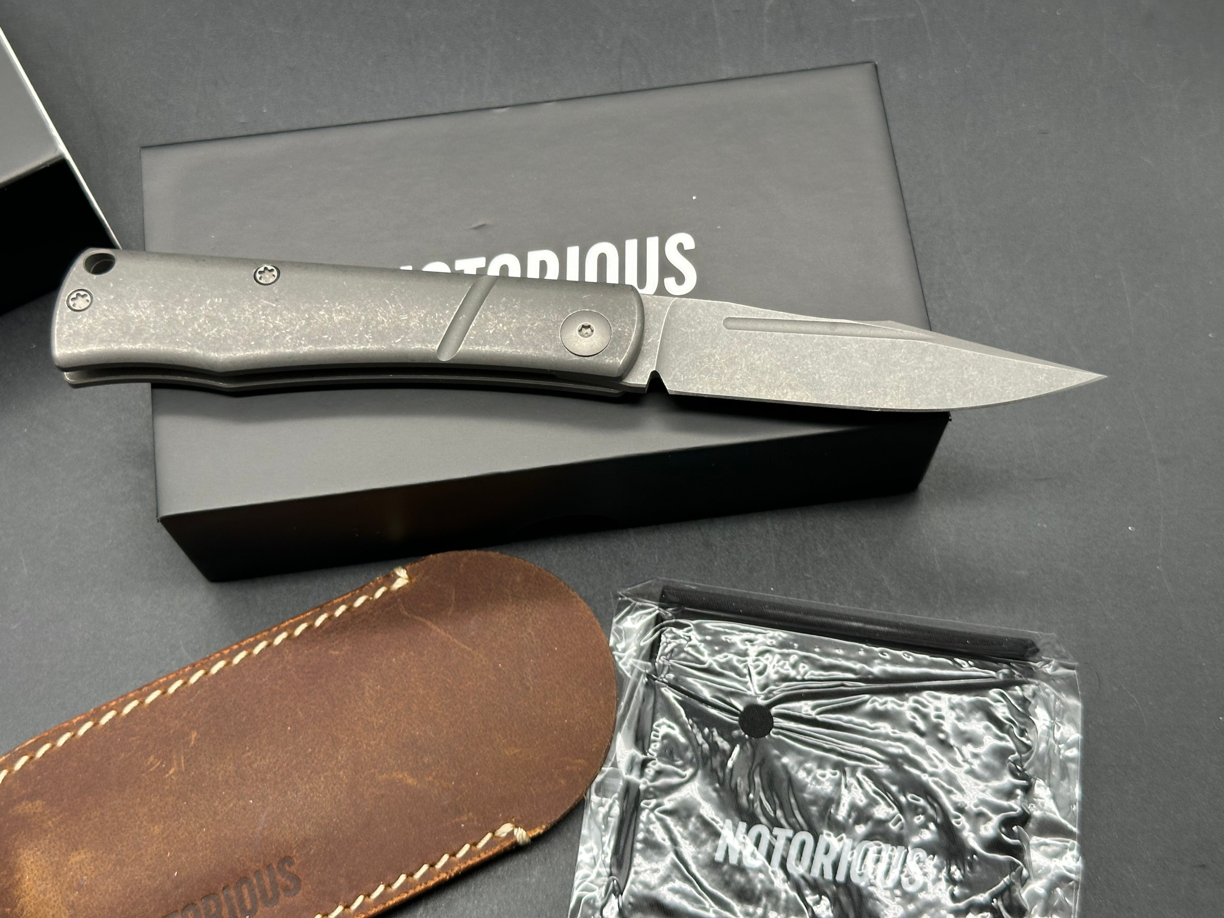 Notorious Kingpin Slip Joint Titanium M390