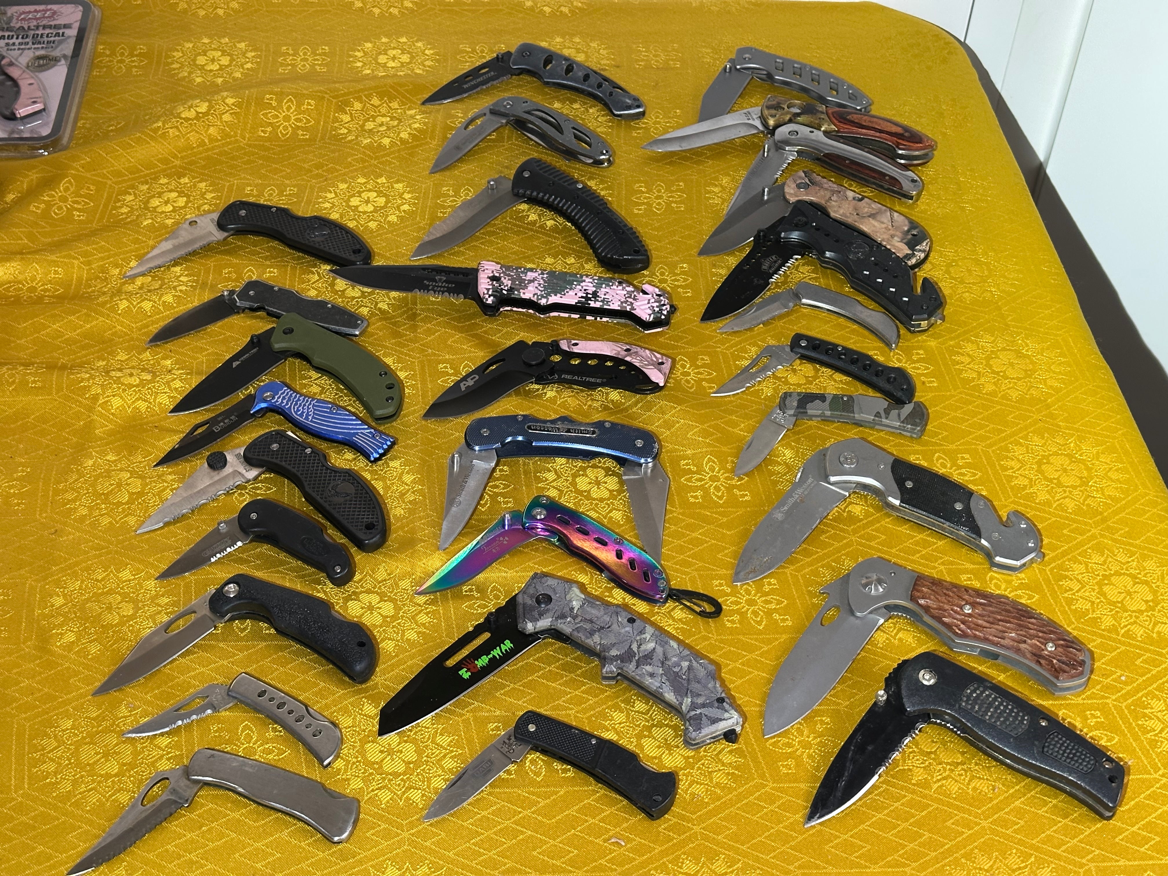29 knife bundle various makes etc