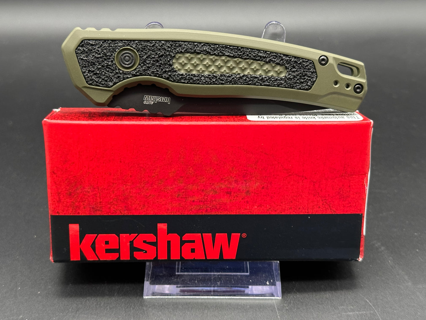 Kershaw Launch 16 Tactical Automatic Knife OD Green (3.4" Black M4)