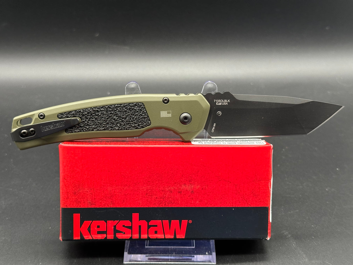 Kershaw Launch 16 Tactical Automatic Knife OD Green (3.4" Black M4)