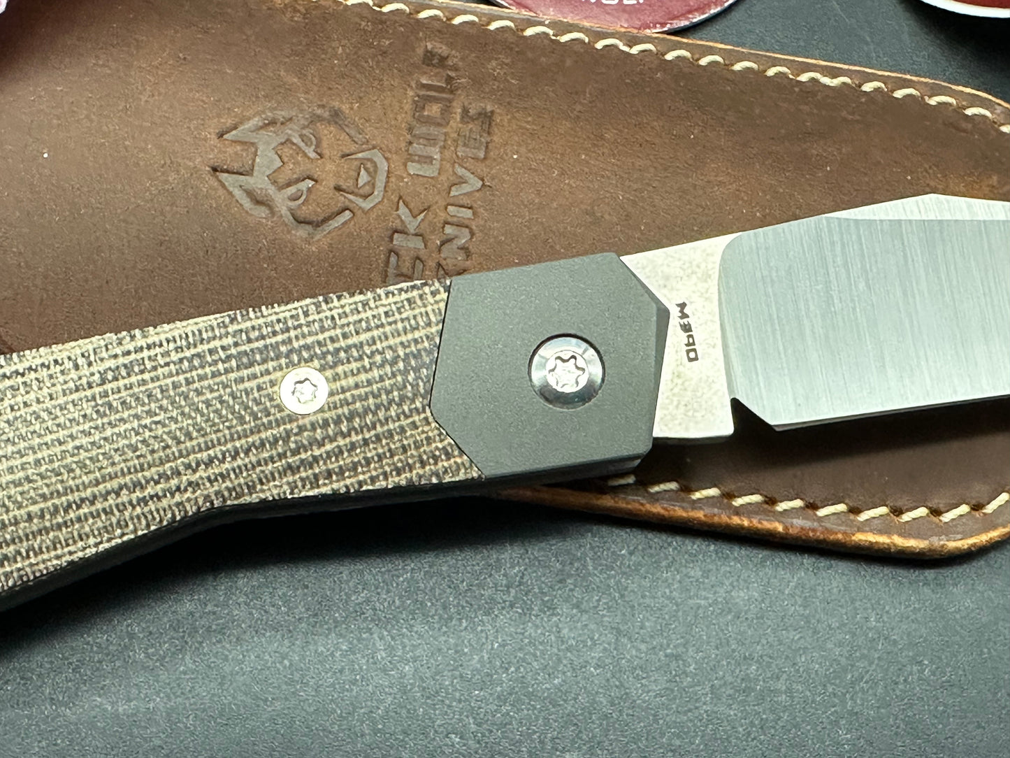 Jack Wolf Cyborg Jack Green Micarta