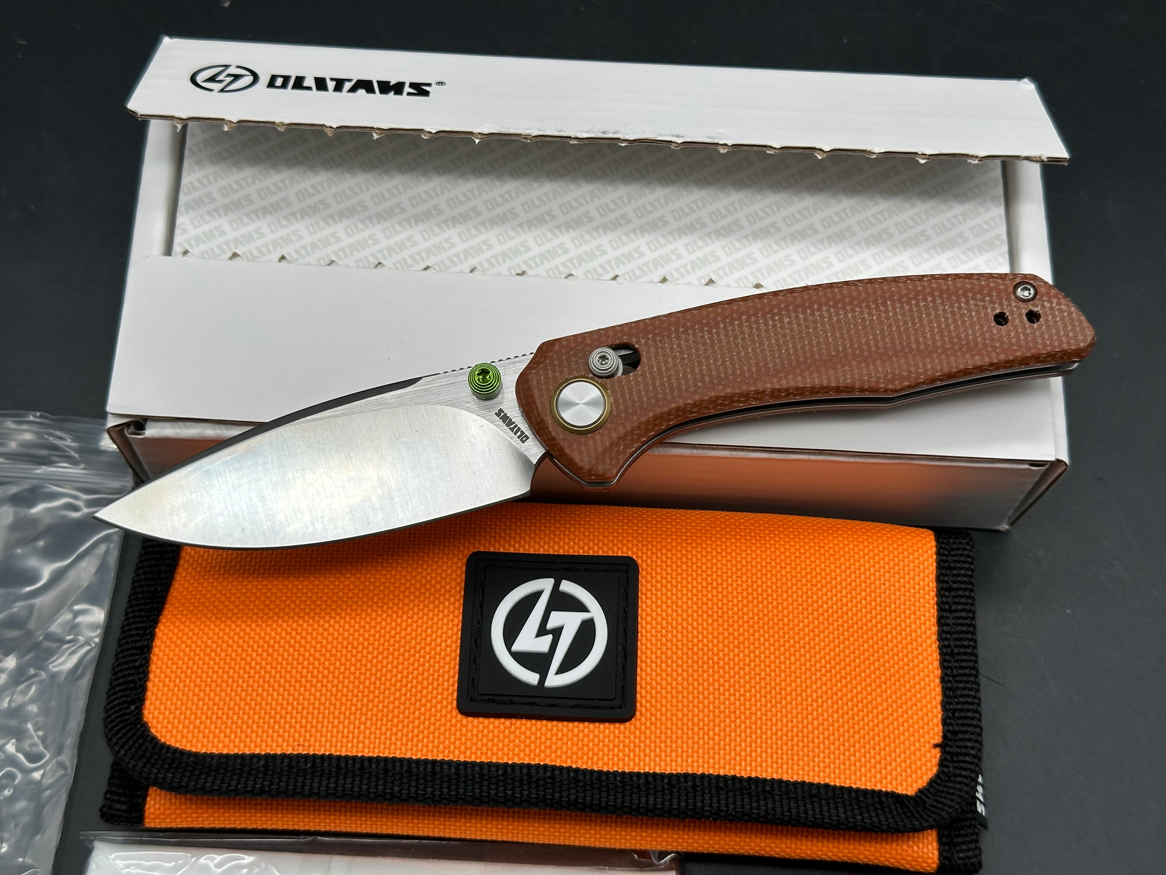 Olitans AVIS G079（2.83''+14C28N+Micarta）Crossbar Lock