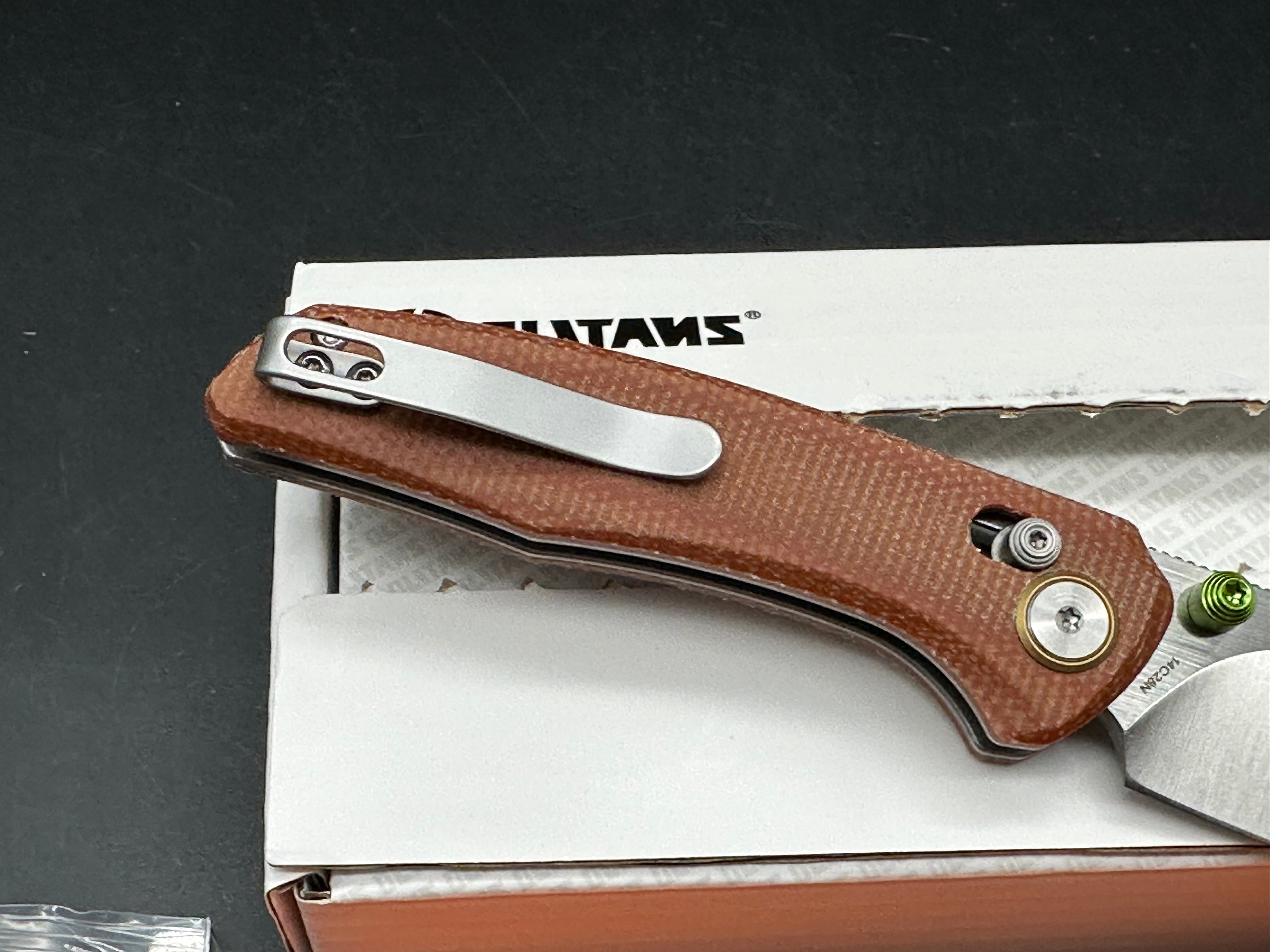Olitans AVIS G079（2.83''+14C28N+Micarta）Crossbar Lock