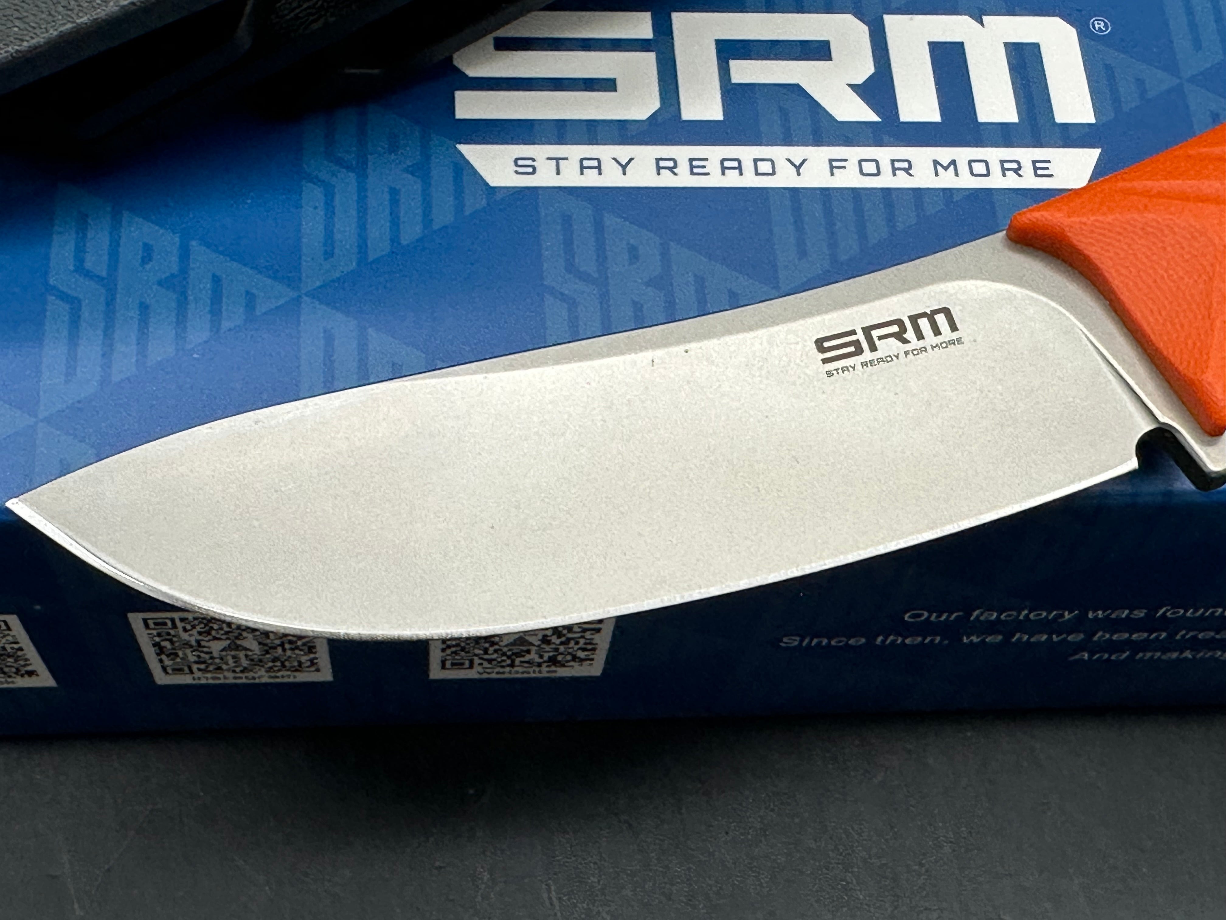 SRM Fossa 605T-GJ (3.4'' 14C28N Blade, G10 Handle)
