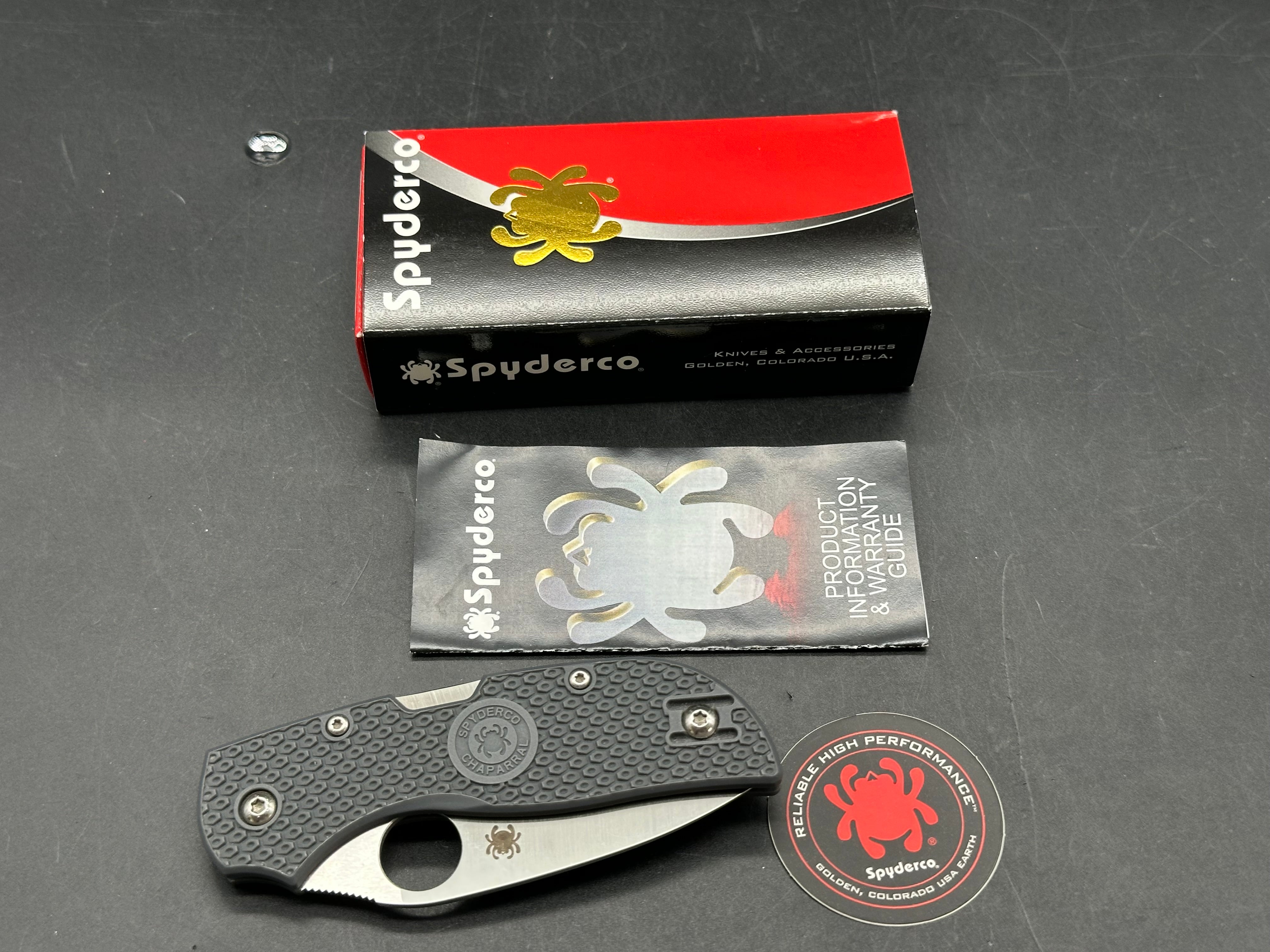 Spyderco Chaparral FRN Handle, 2.8" CTS-XHP Blade