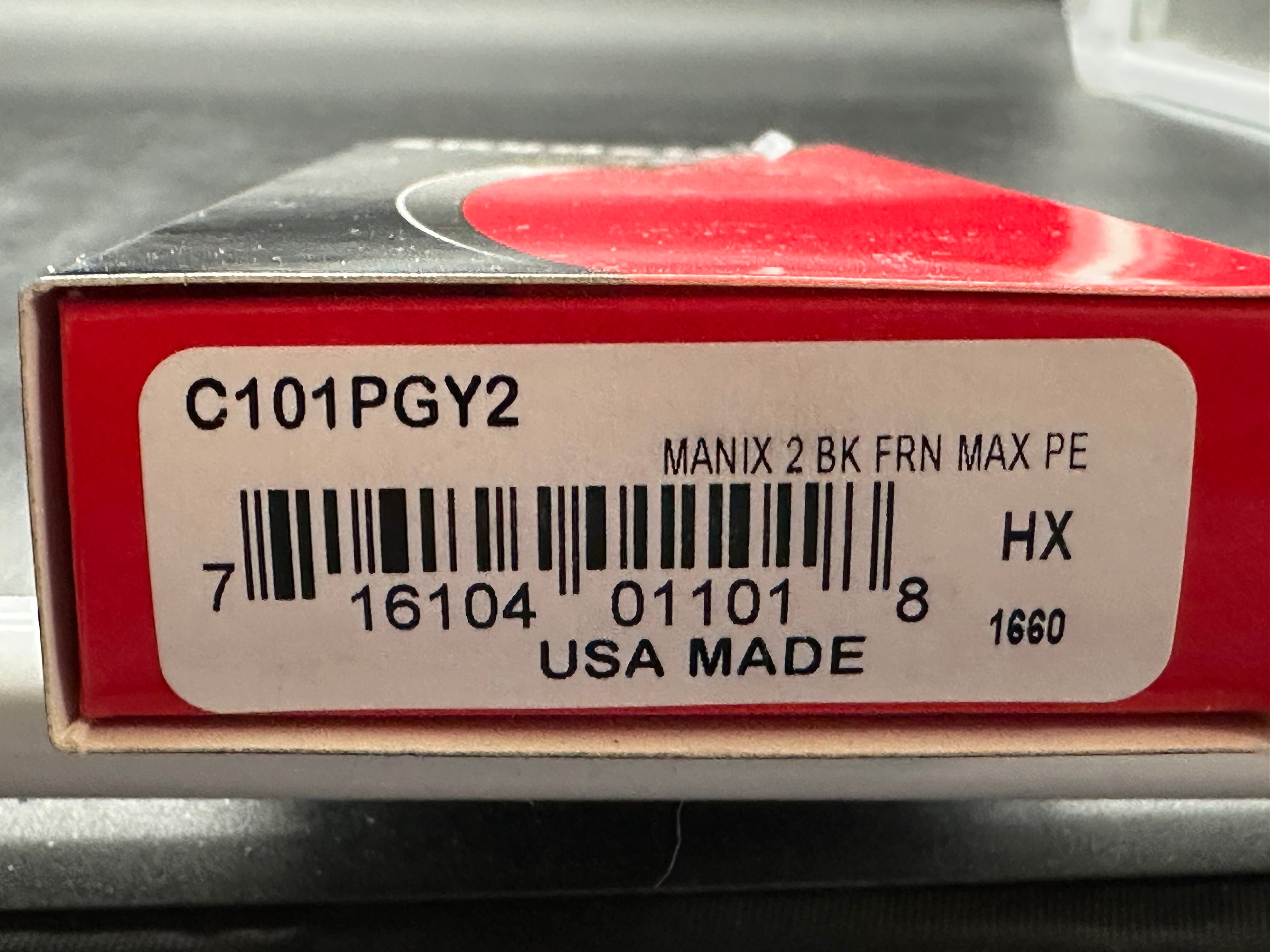 Spyderco Manix 2 LWGrey FRN Scales, 3.39" Maxamet Blade
