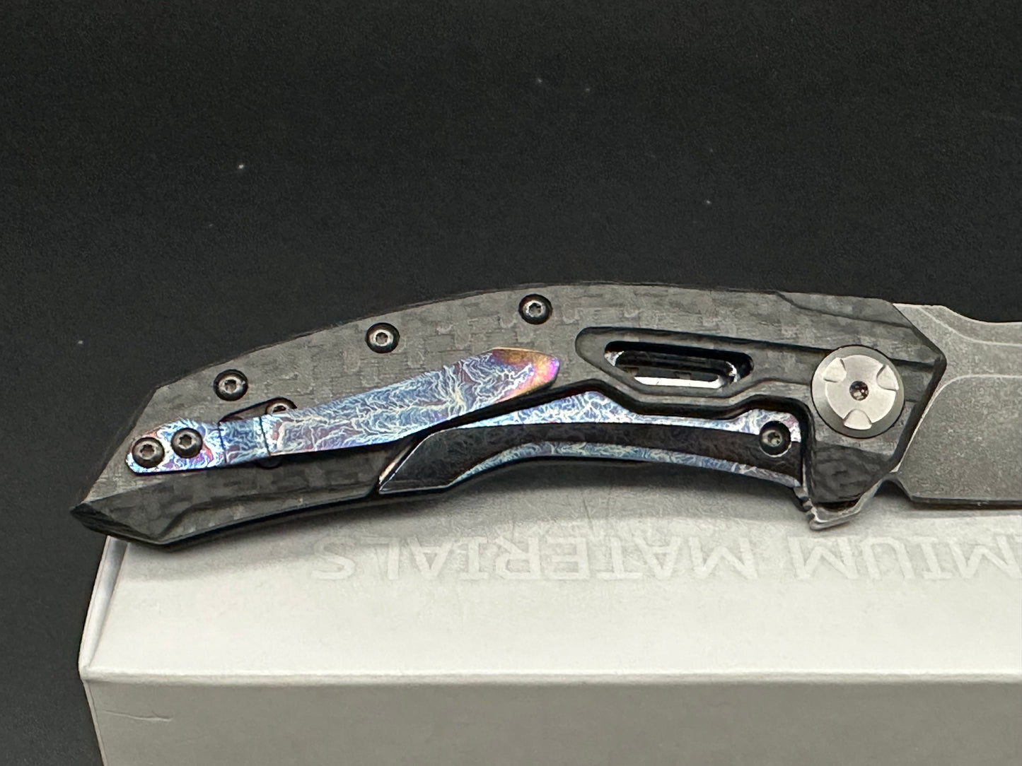 ZT0762 20CV Acid Wash Blade Anodized Clip Unused