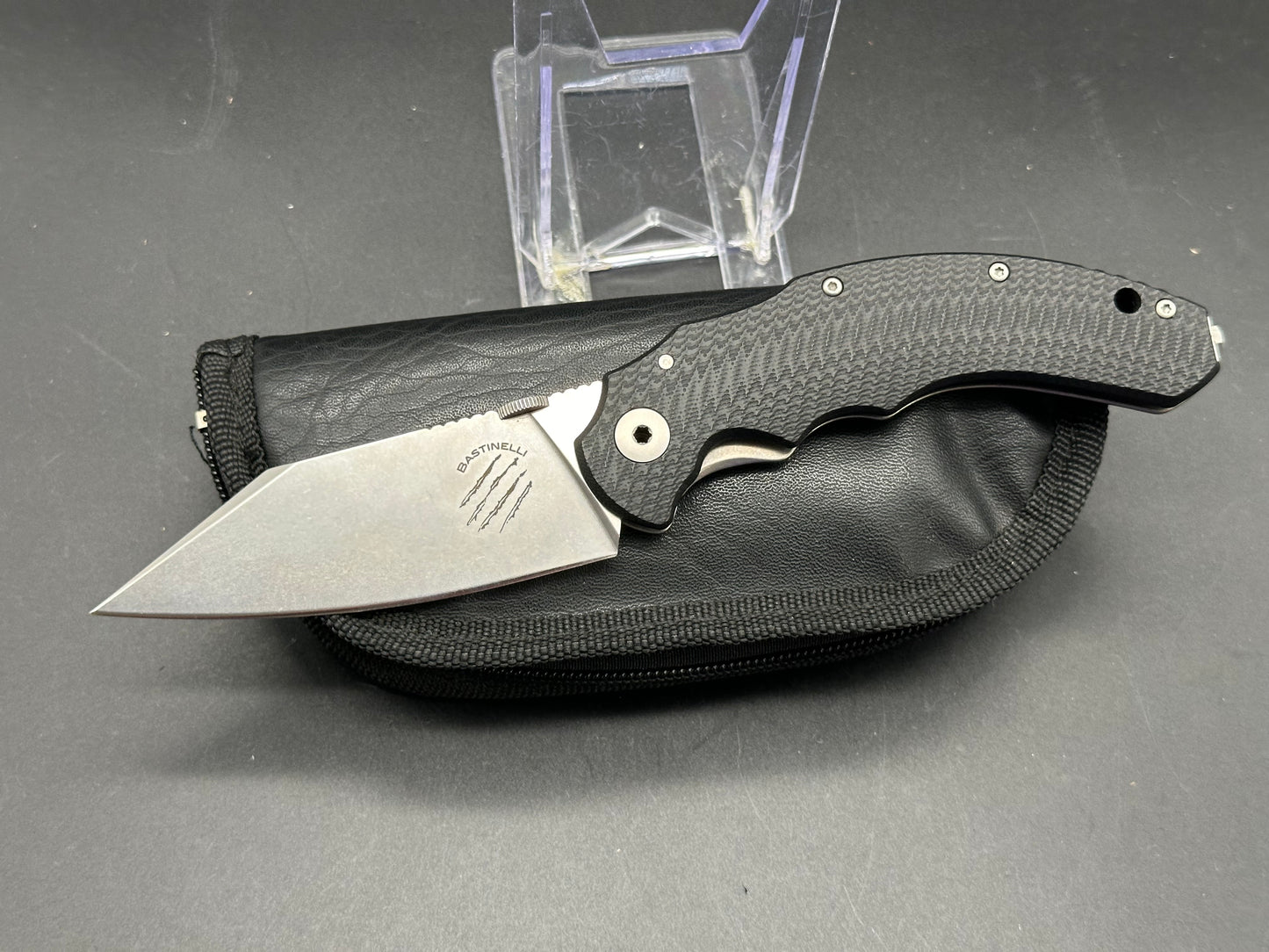 Bastinelli Dragotac Compact Titanium Frame Lock Knife Black