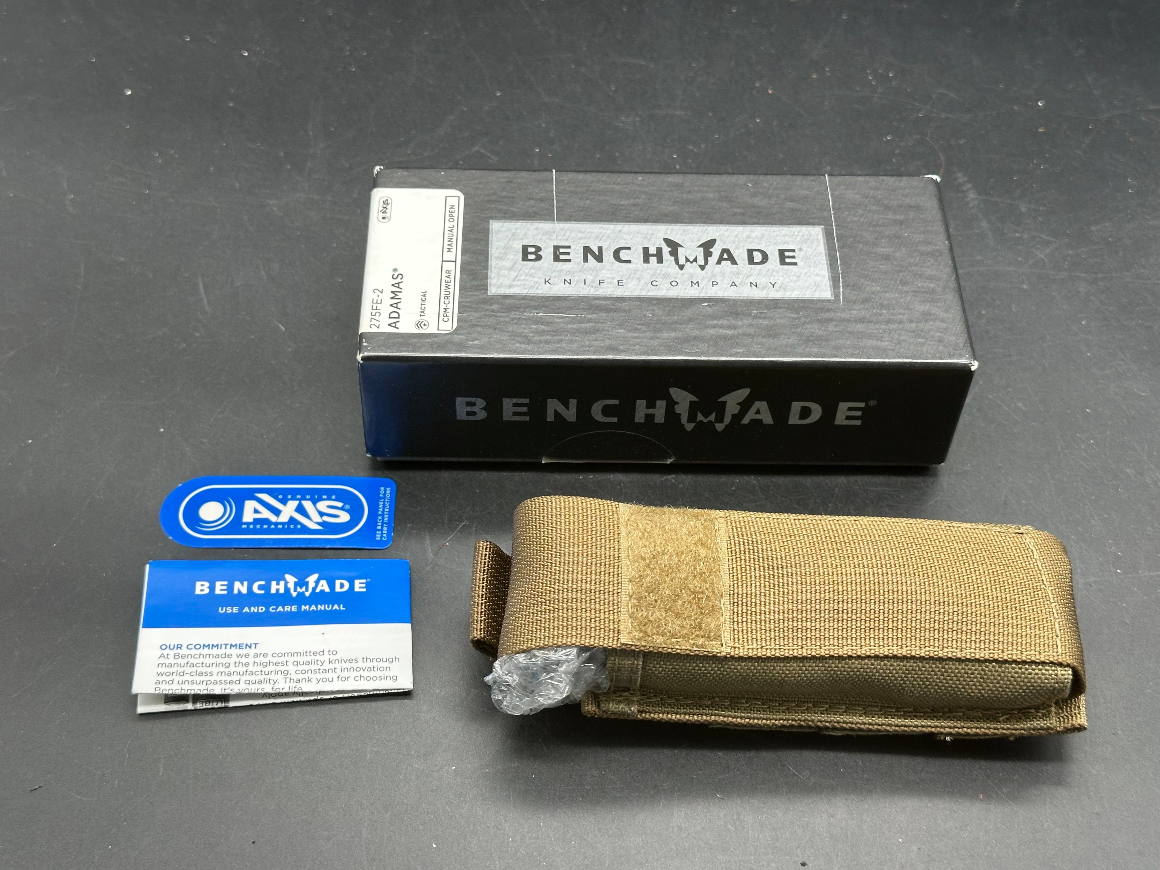 Benchmade Large Adamas First Production - Early Adamas CPM CruWear