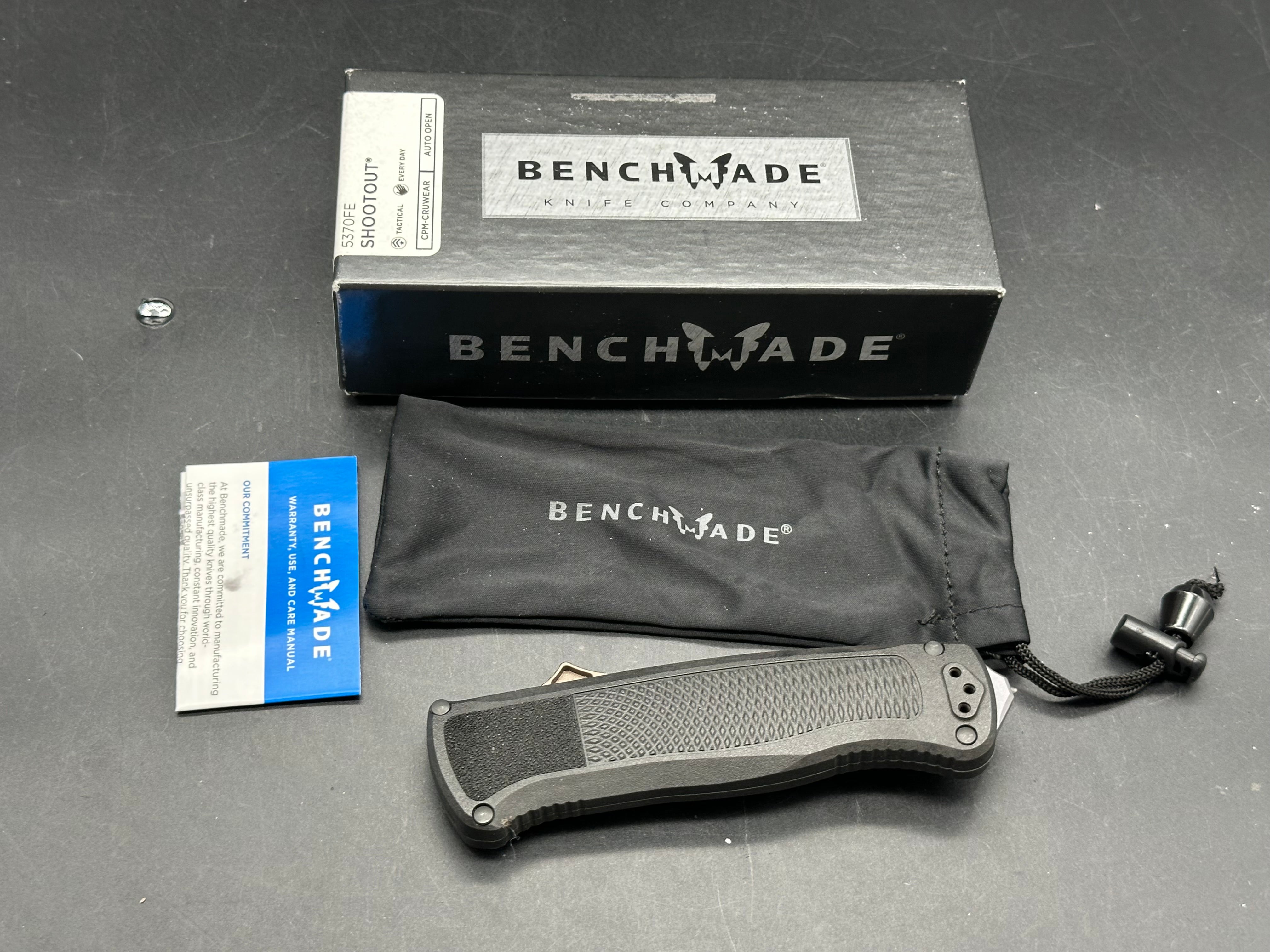 Benchmade Shootout OTF CPM CruWear