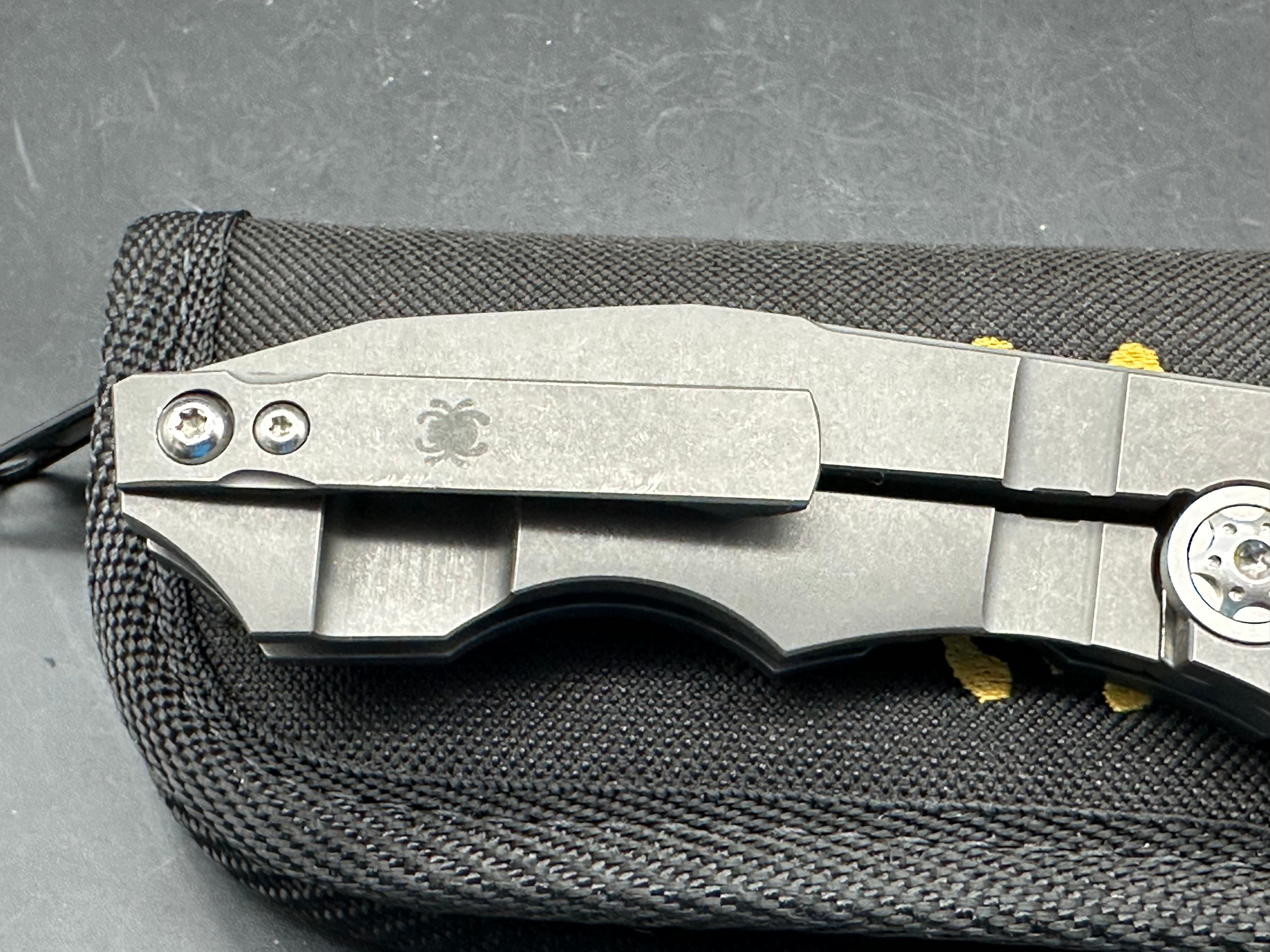 Spyderco Stovepipe - titanium handle CPM-20CV blade