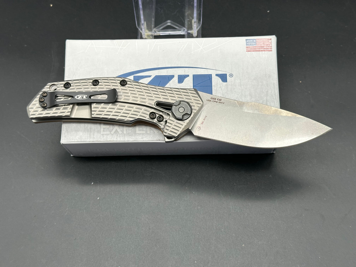 Zero Tolerance 0308 Flipper Knife Coyote G10 (3.75" Stonewash)