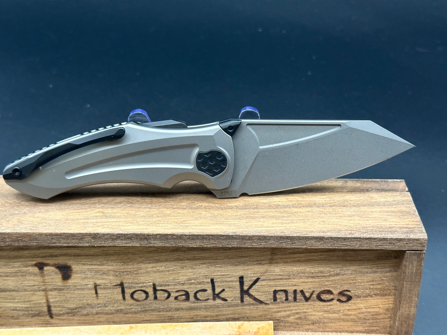 Jake Hoback Knives Sumo Button Lock Knife Titanium