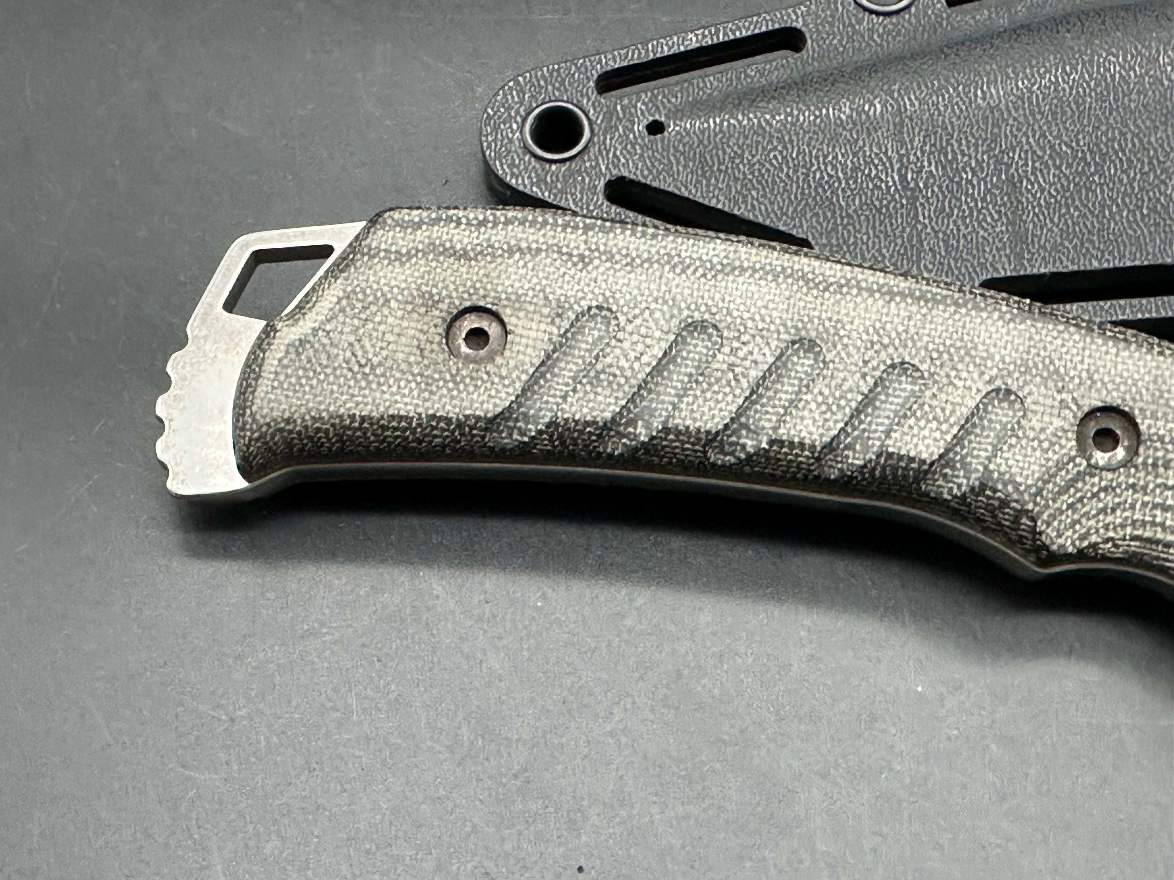 SOG Pillar OD Green Canvas Micarta (5" Satin DP) CPM-S35VN Blade, No Tek-Lok