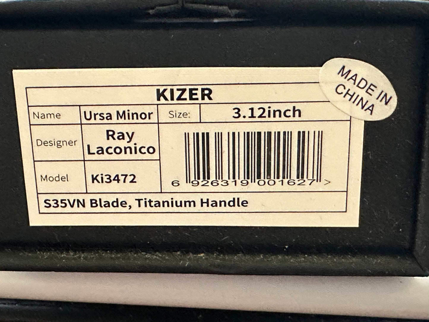 Kizer Ray Leconico Ursa Minor