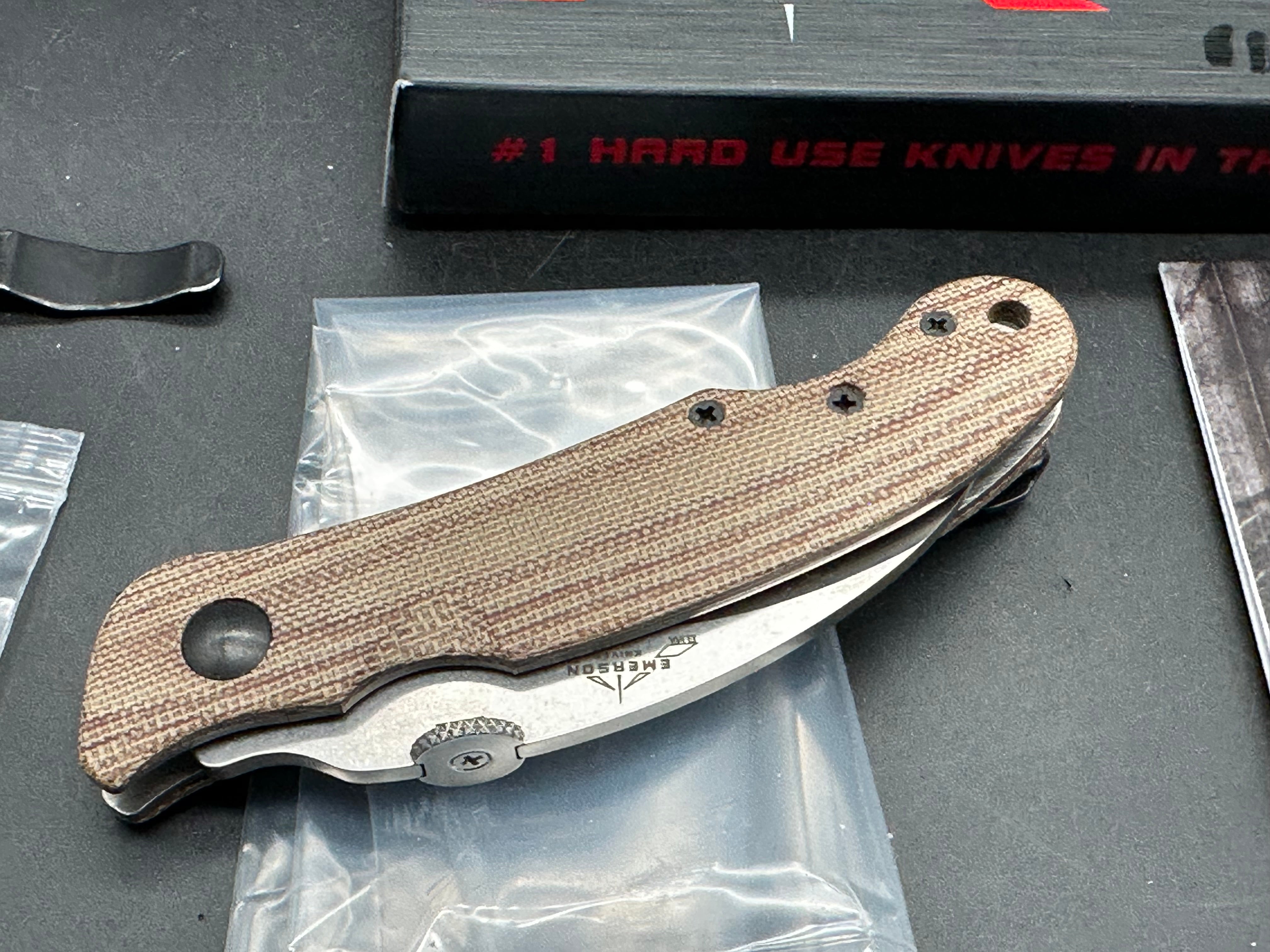 Emerson Elvia with Pete Gray Monster Thumbdisk, and Lynch  deep carry pocket Clip
