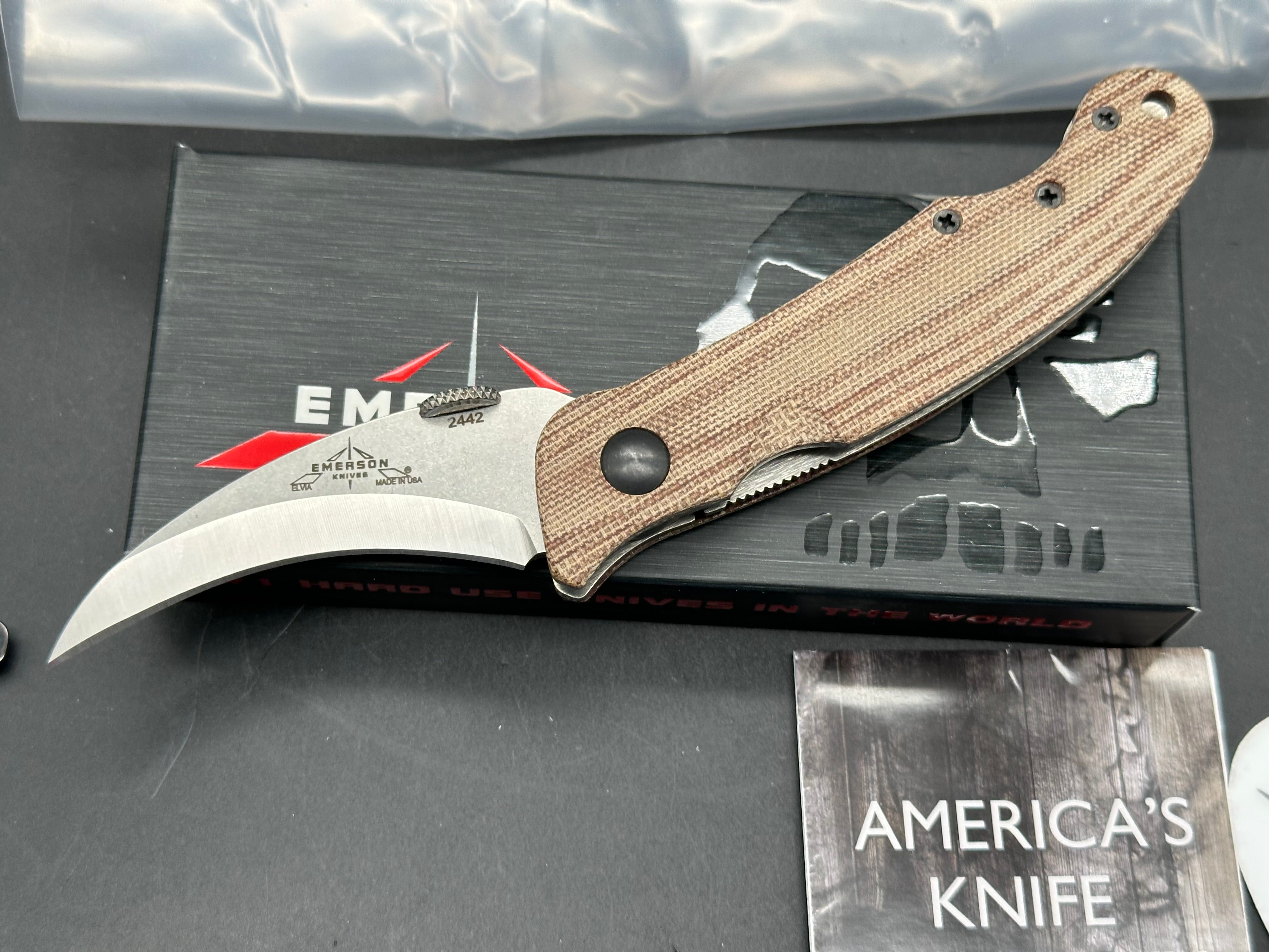 Emerson Elvia with Pete Gray Monster Thumbdisk, and Lynch  deep carry pocket Clip