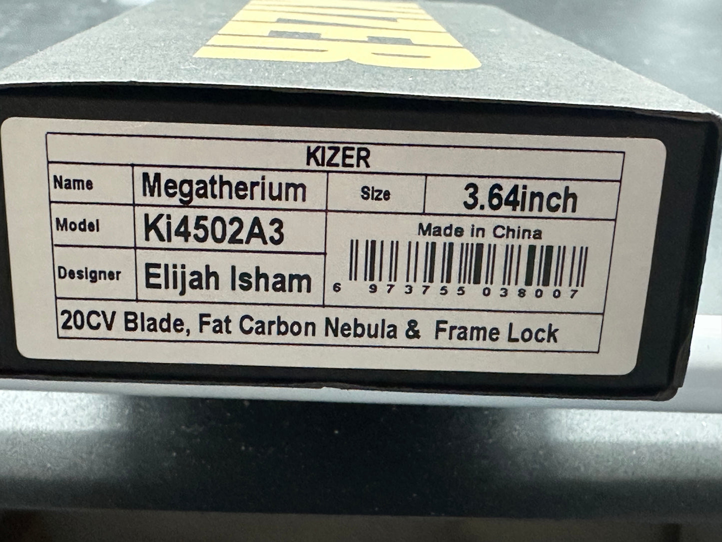 MEGATHERIUM 20CV FATCARBON NEBULA  EXCLUSIVE LIMITED EDITION